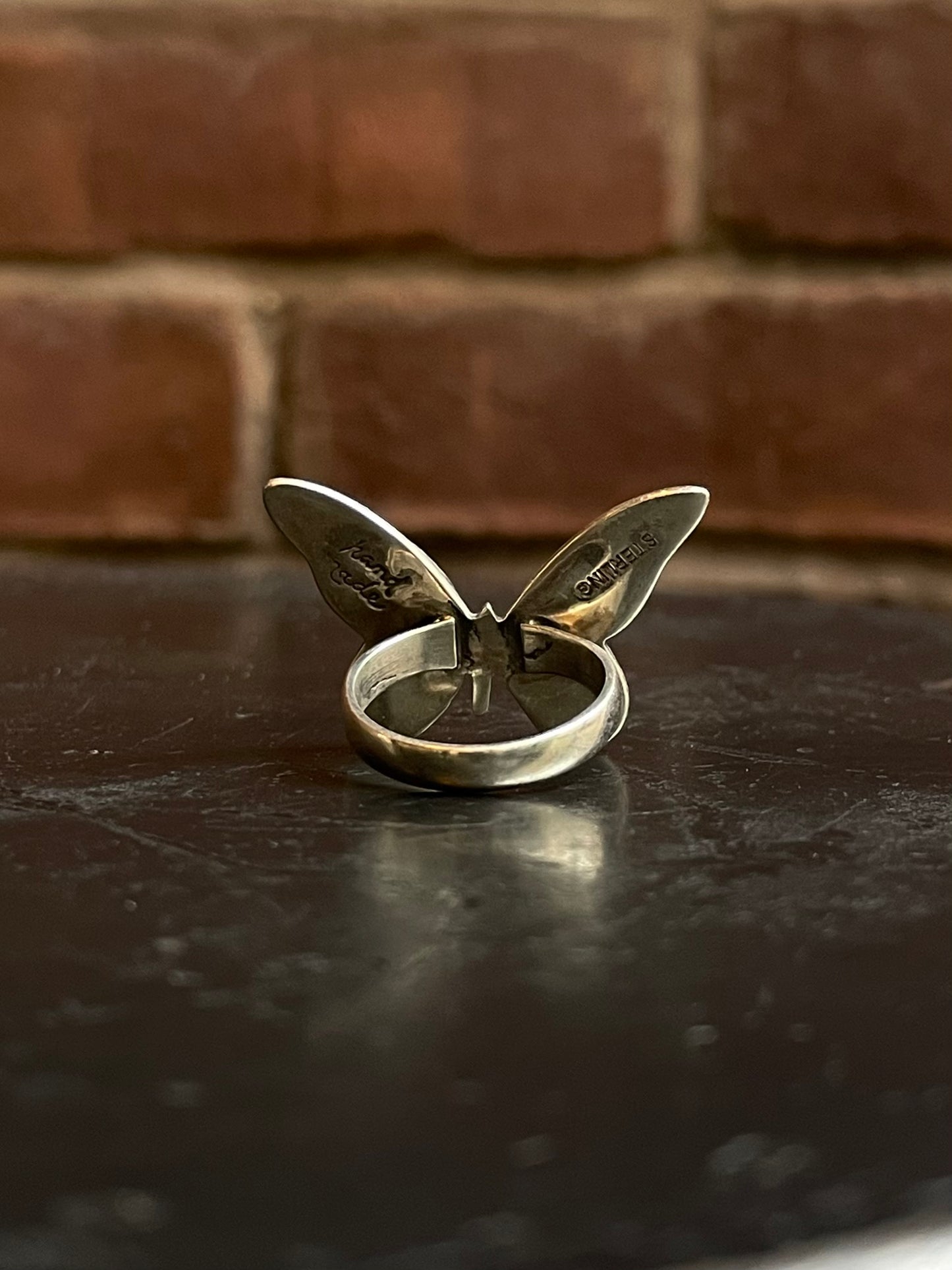 Kingman Turquoise Butterfly Ring Size 7 | 925 Sterling Silver G482