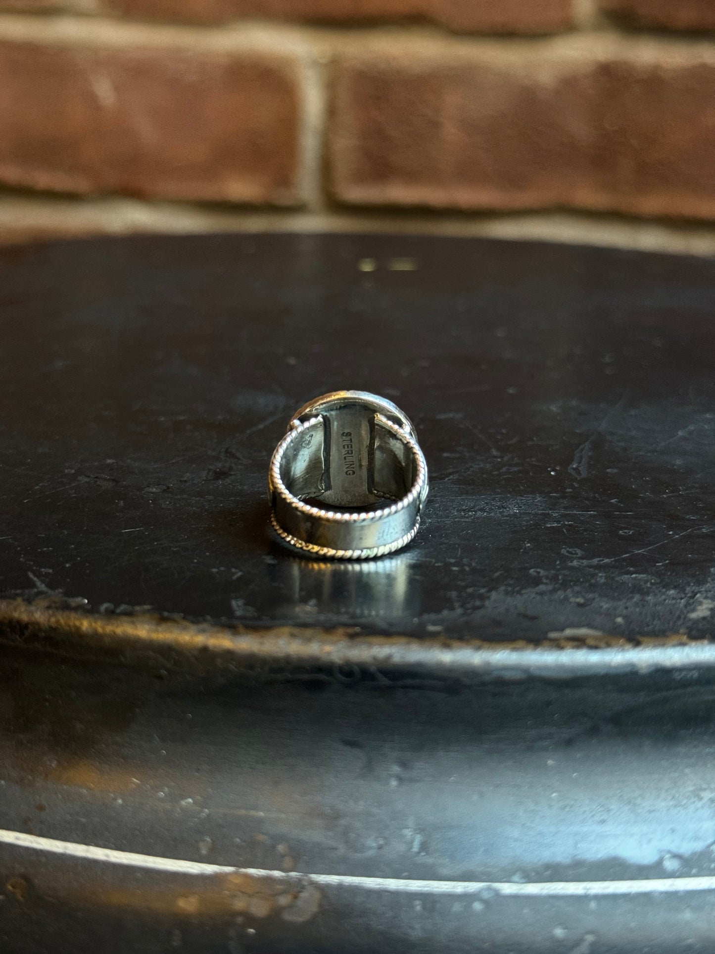 Pink Conch Ring | Sterling Silver | Size 5 | C166