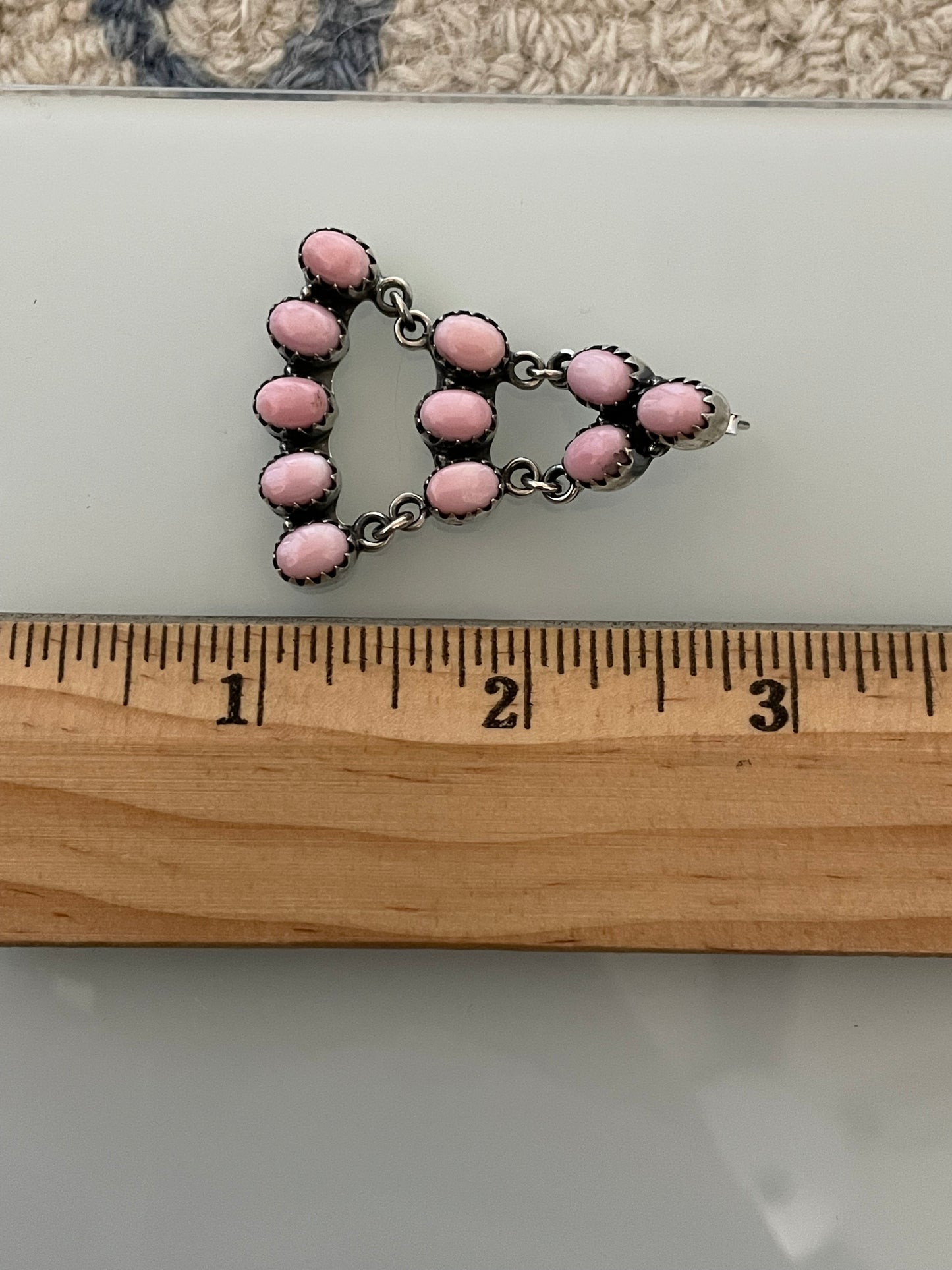 Pink Conch Chandelier Earrings | 925 Sterling Silver E376