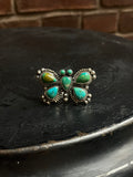 Turquoise Butterfly Ring Size 6 | 925 Sterling Silver C934