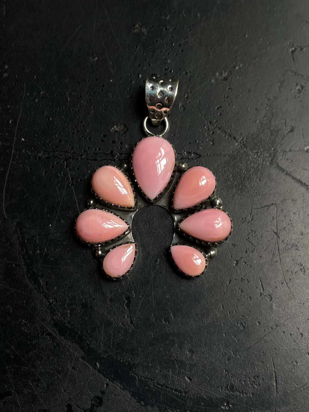 Pink Conch Naja Pendant | 925 Sterling Silver E222
