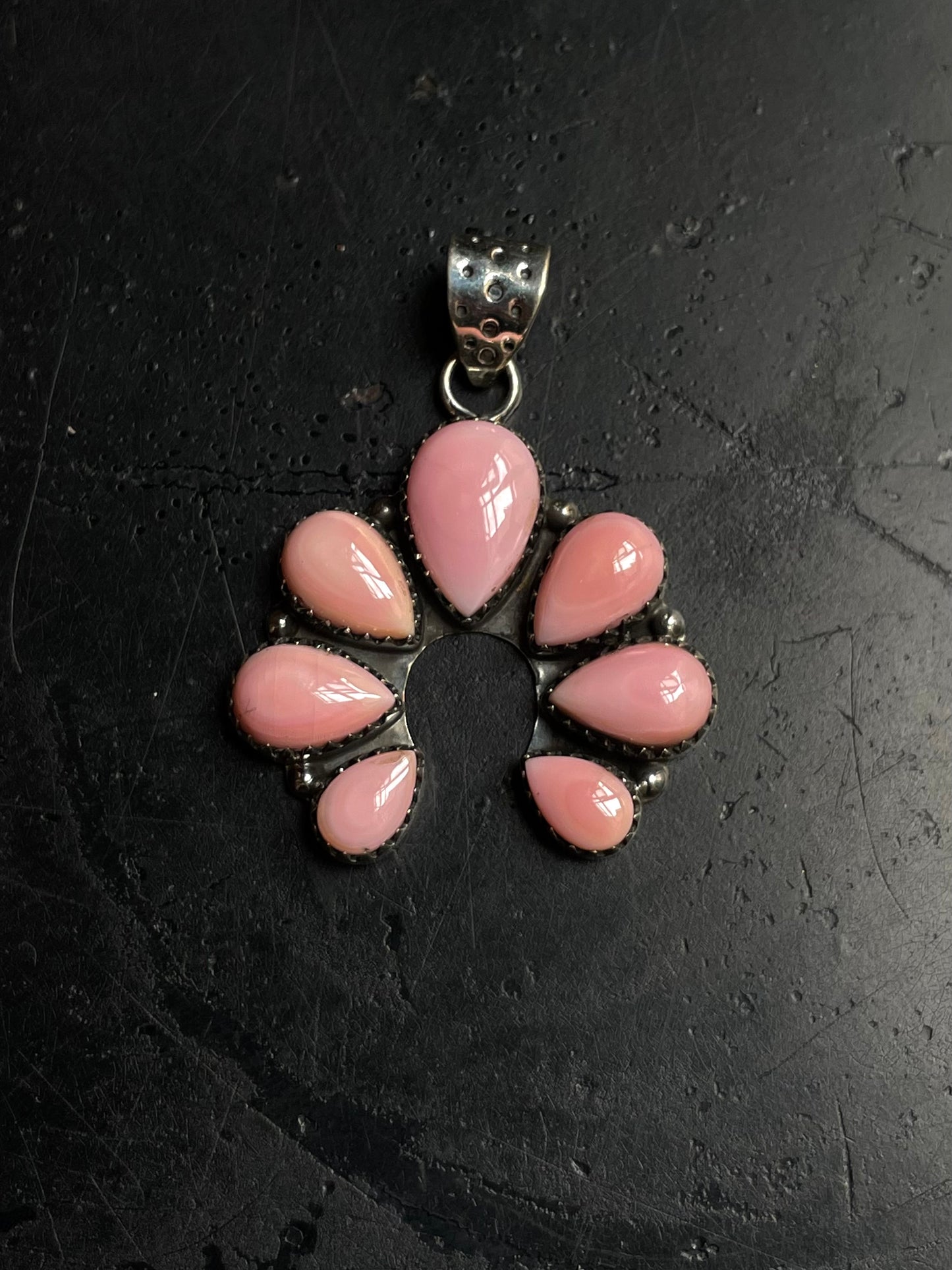 Pink Conch Naja Pendant | 925 Sterling Silver E222