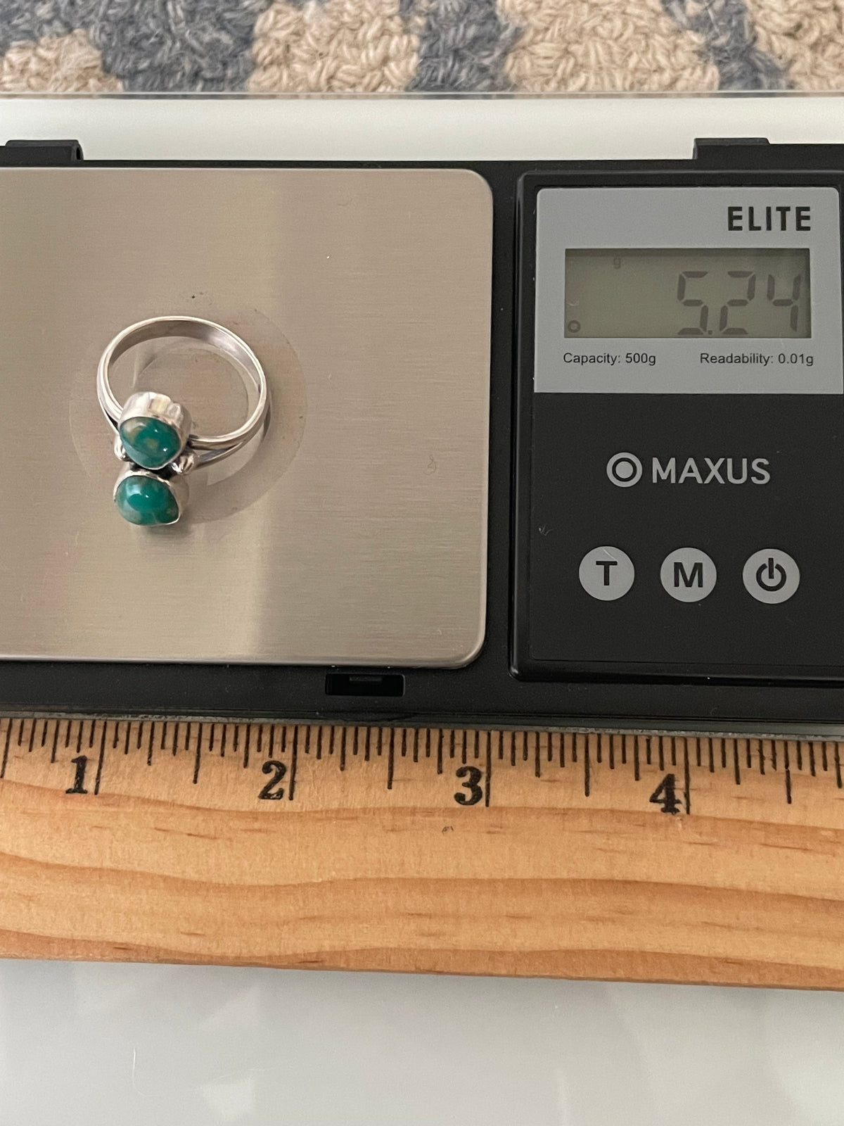 Turquoise Ring Size 8 | 925 Sterling Silver G774