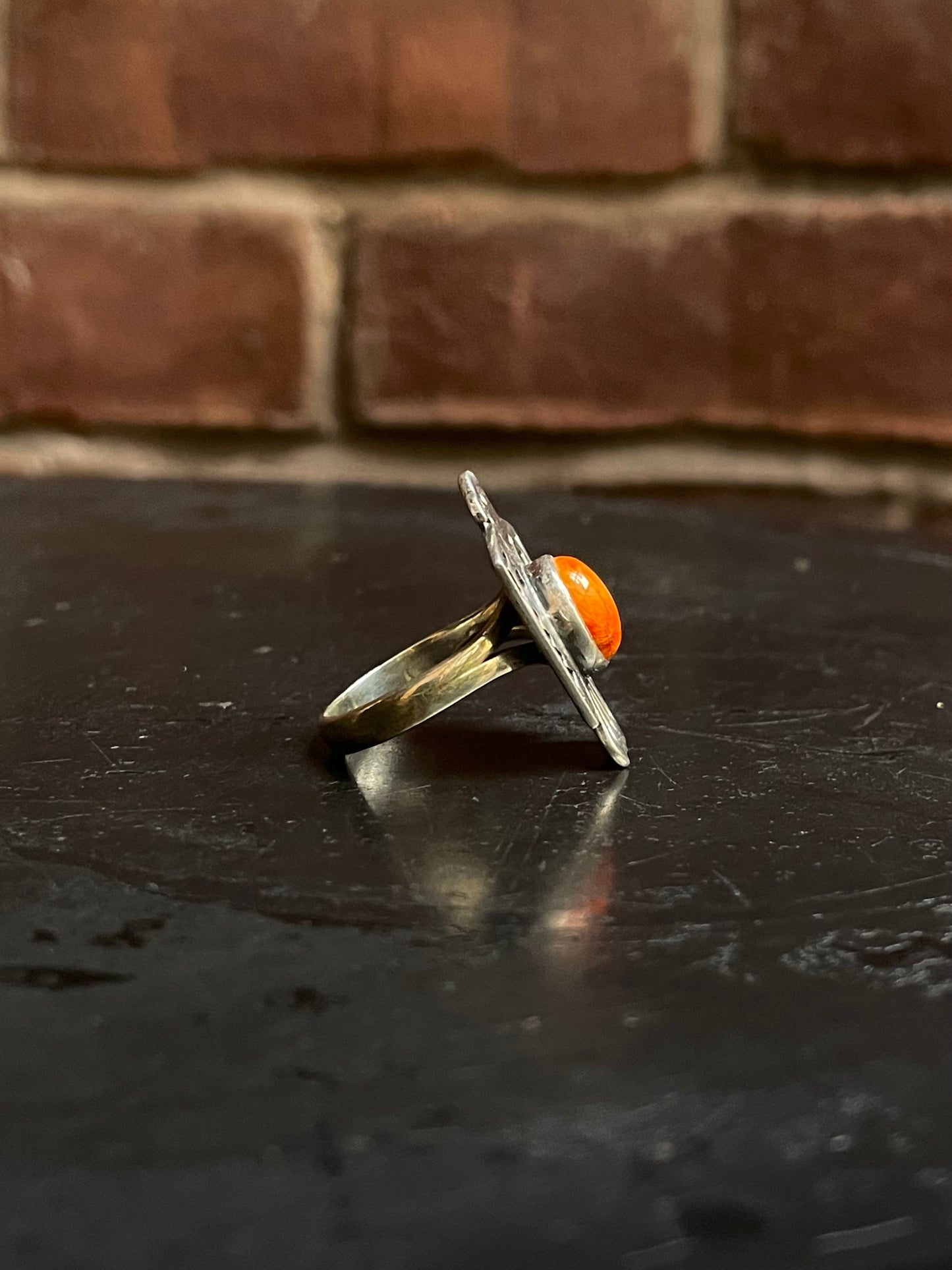 Spiny Oyster Thunderbird Ring Size 9.5 | 925 Sterling Silver G203
