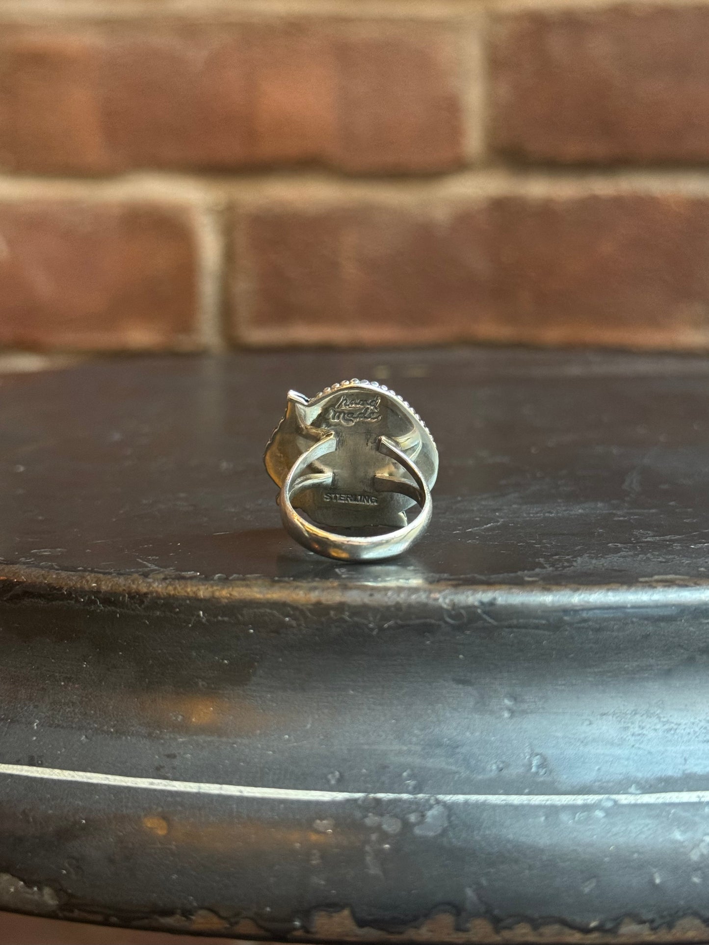Spiny Oyster Leaf Ring | 925 Sterling Silver | Size 7 C219