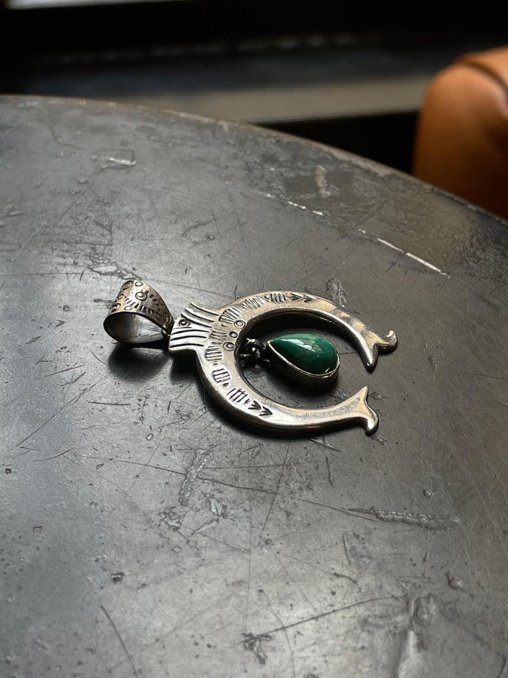 Turquoise Naja Pendant | 925 Sterling Silver E522