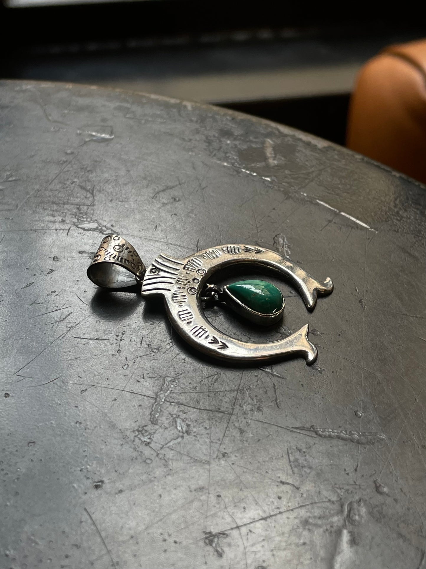 Turquoise Naja Pendant | 925 Sterling Silver E522