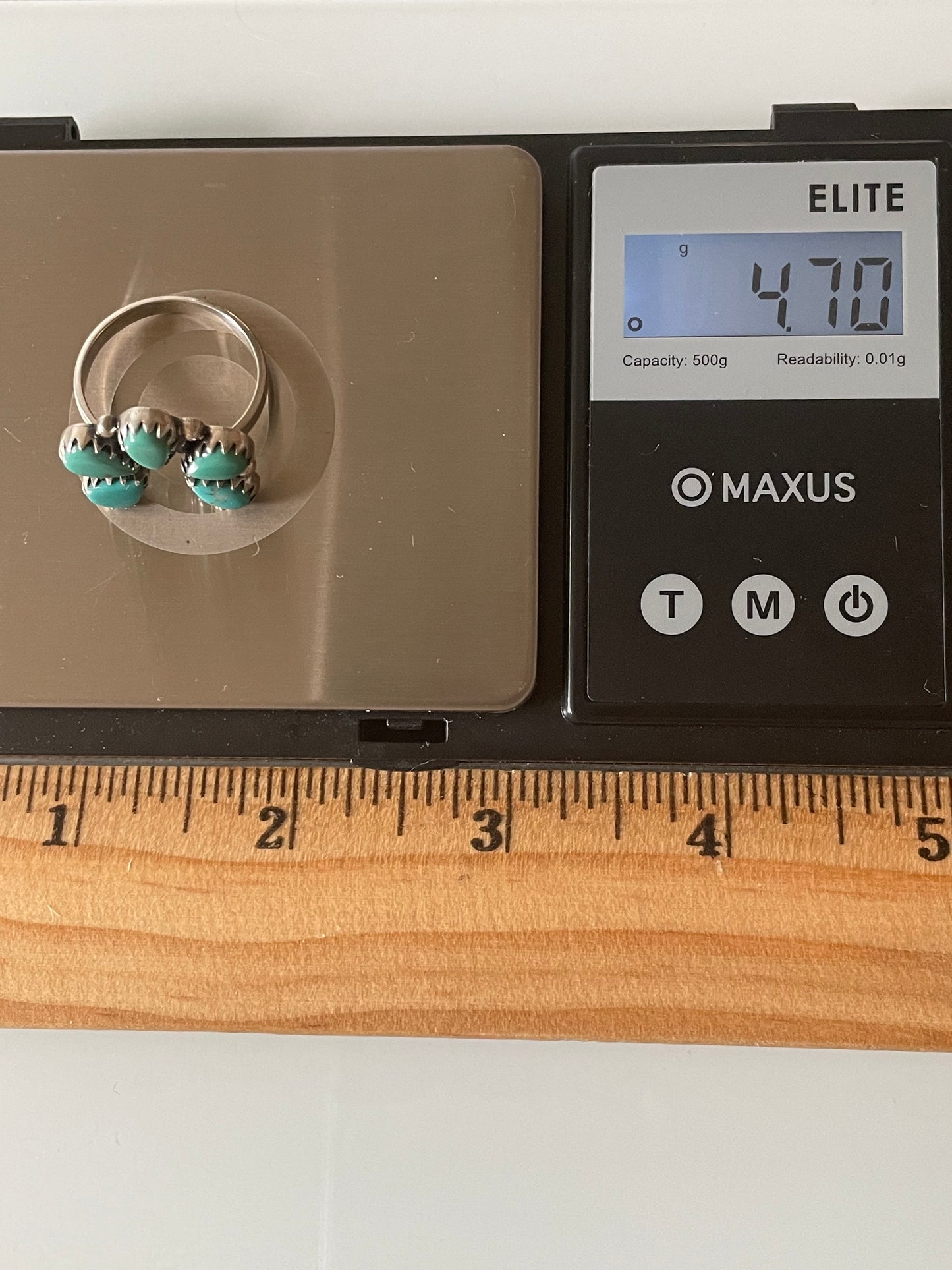 Turquoise Naja Ring Size 8.75 | 925 Sterling Silver G292