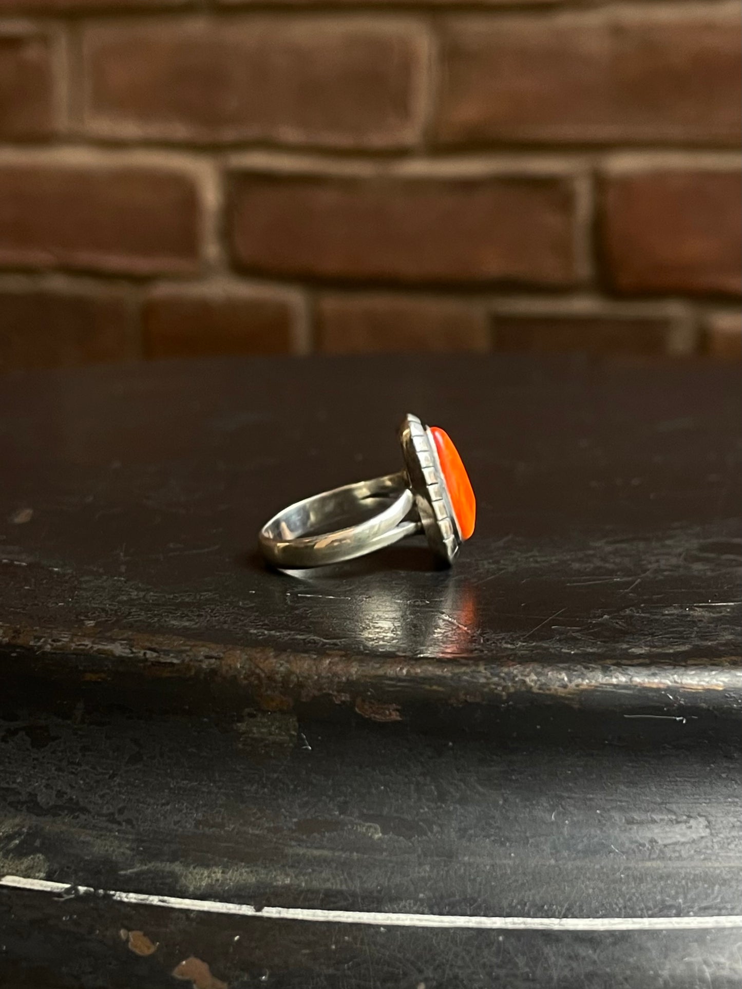 Spiny Oyster Ring | 925 Sterling Silver Size 7.5 E440