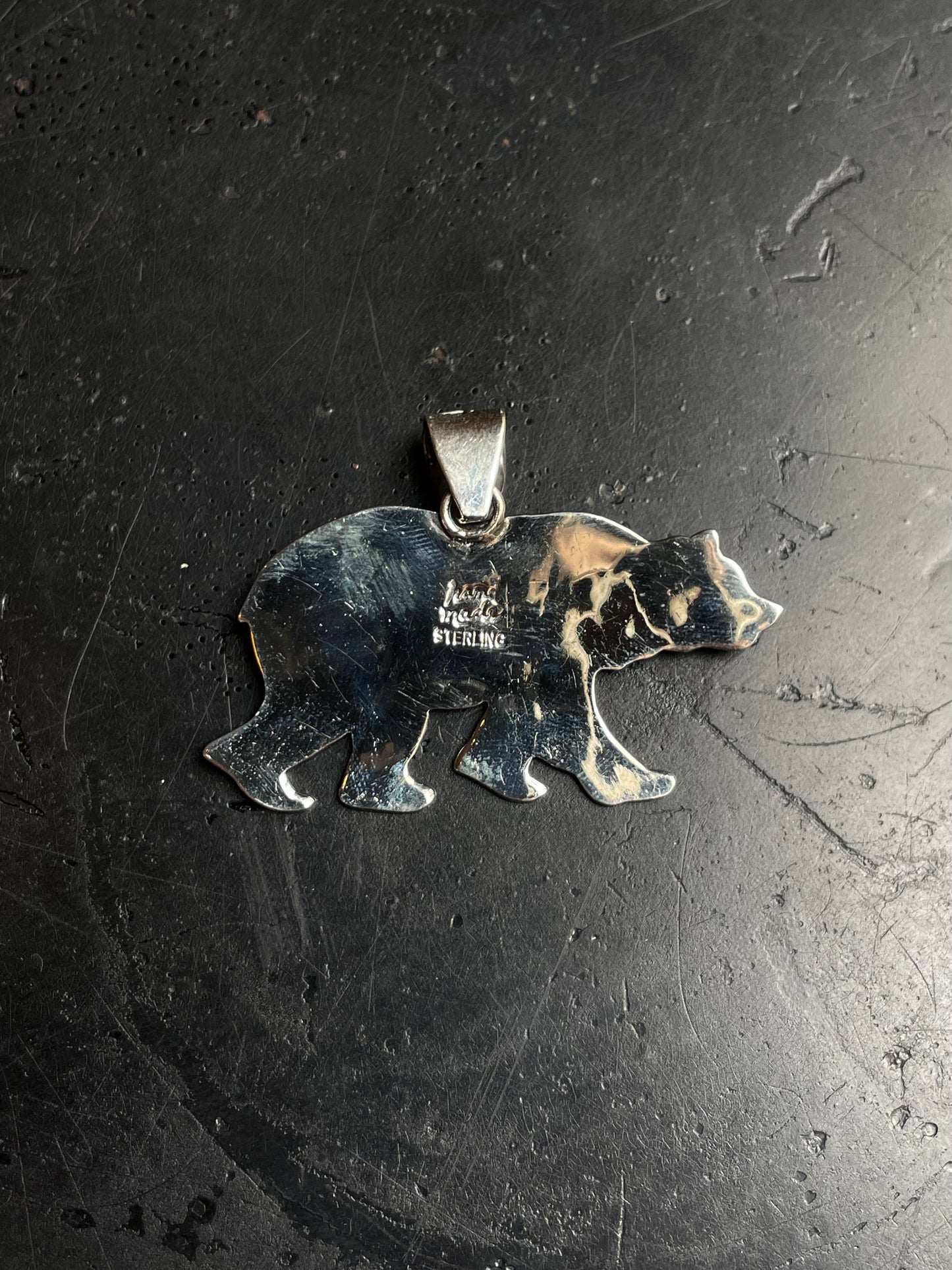 Spiny Oyster Bear Pendant | 925 Sterling Silver E223