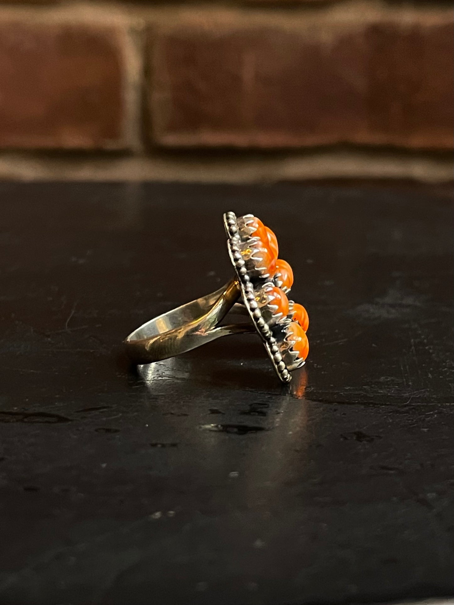 Spiny Oyster Naja Ring Size 9 | 925 Sterling Silver G193