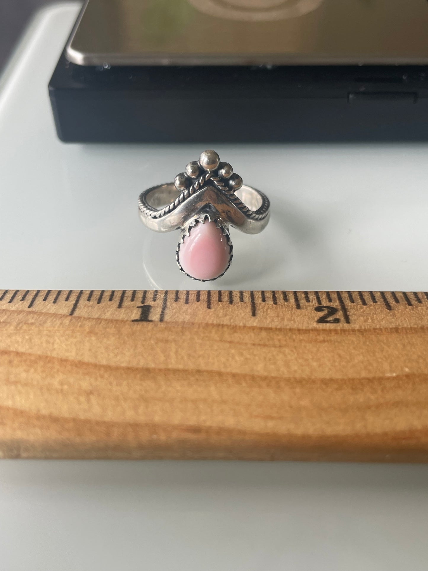 Pink Conch Ring Size 9.25 | 925 Sterling Silver G117