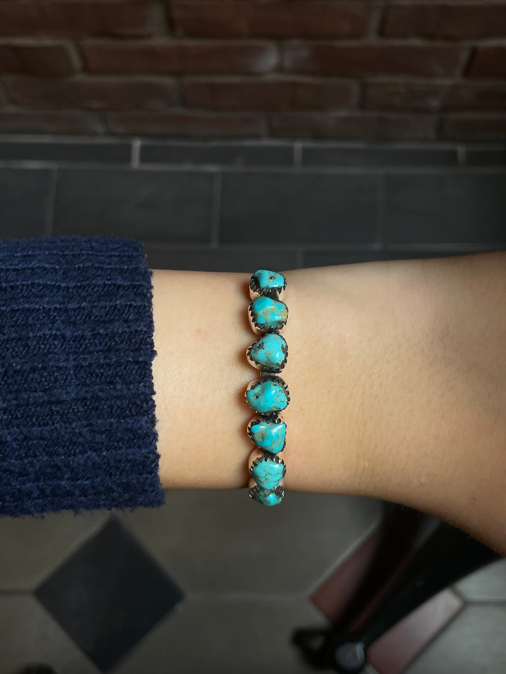 Kingman Turquoise Cuff | 925 Sterling Silver E326