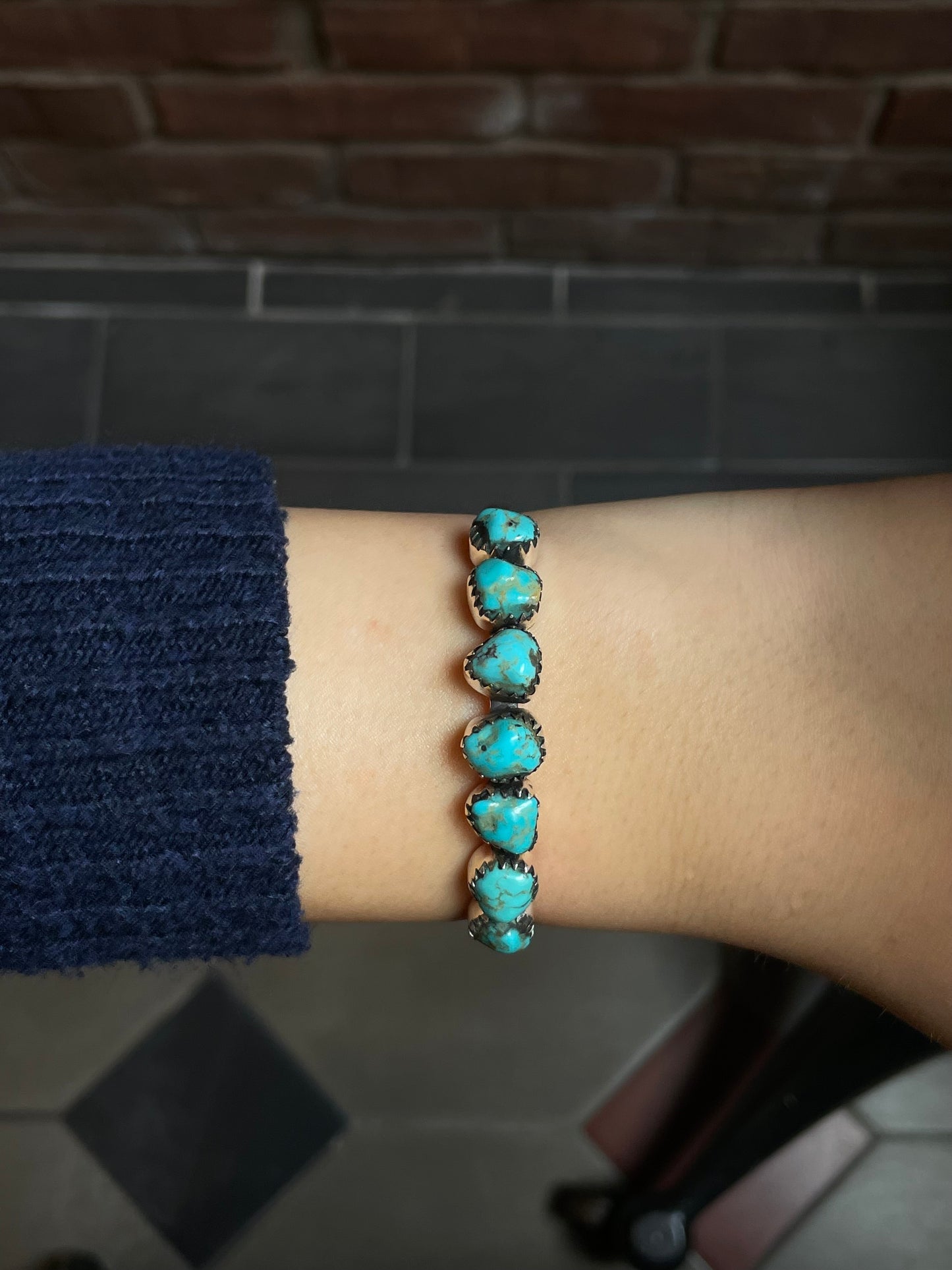 Kingman Turquoise Cuff | 925 Sterling Silver E326
