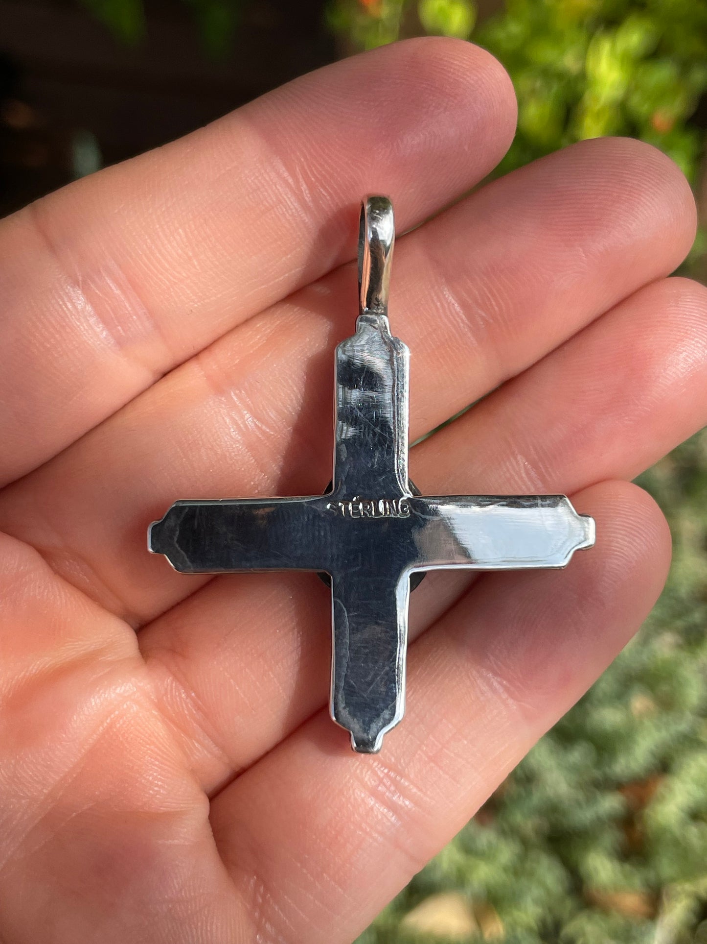 Spiny Oyster Cross Pendant | 925 Sterling Silver B210