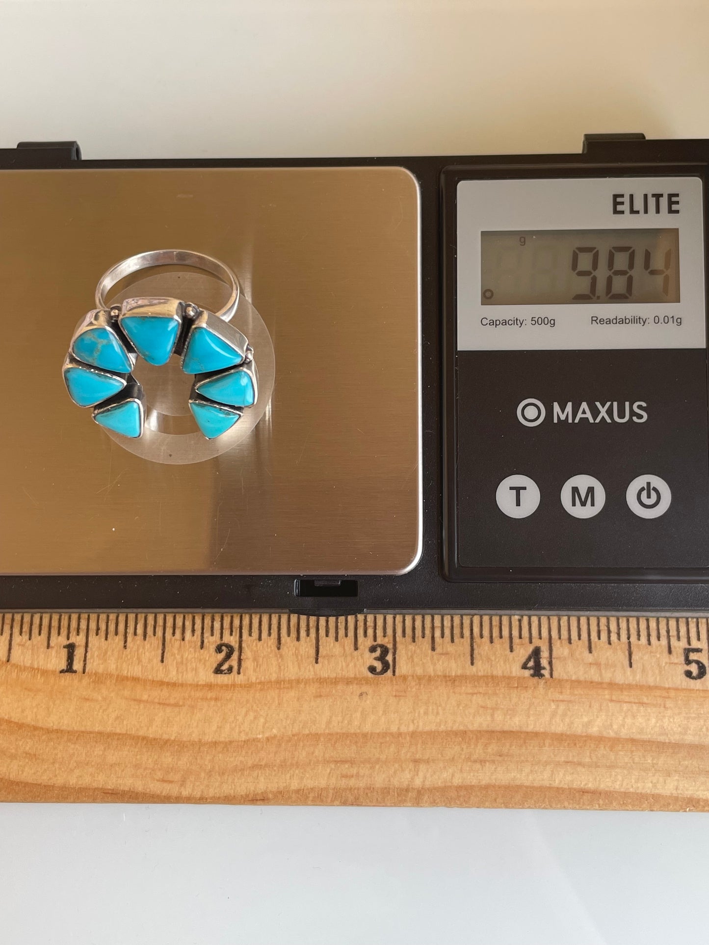 Kingman Turquoise Naja Ring Size 9 | 925 Sterling Silver G478