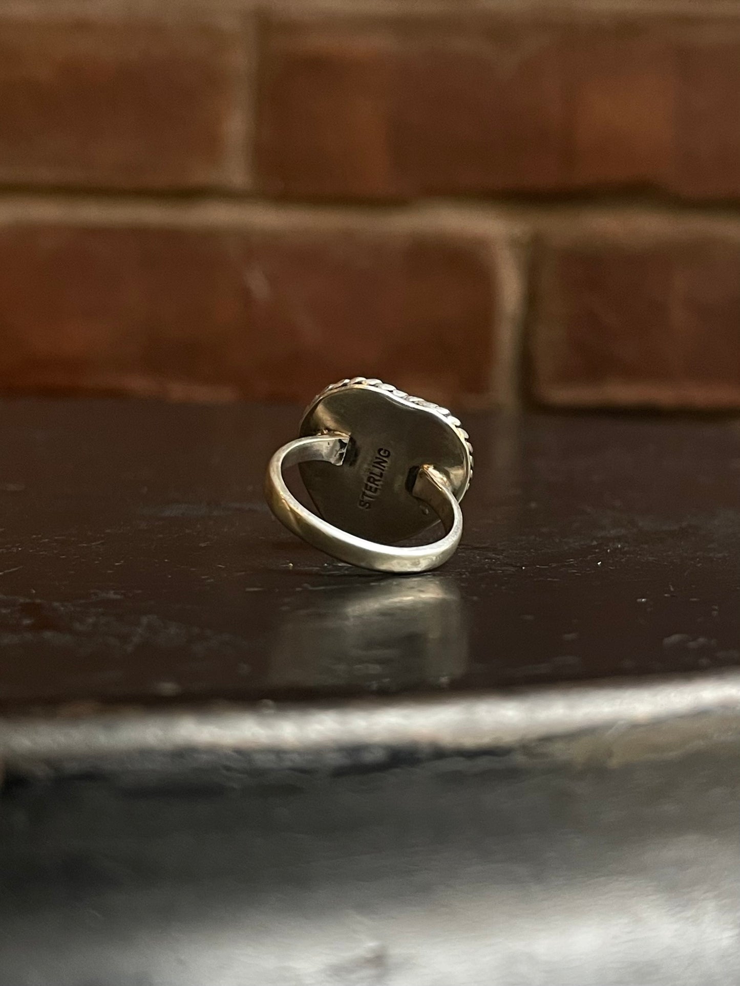 Pink Conch Heart Ring Size 6.75  | 925 Sterling Silver G145