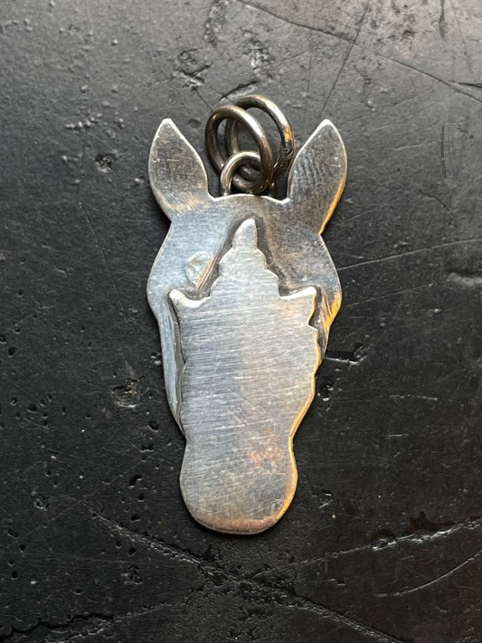 Horse Head Pendant | 925 Sterling Silver E534