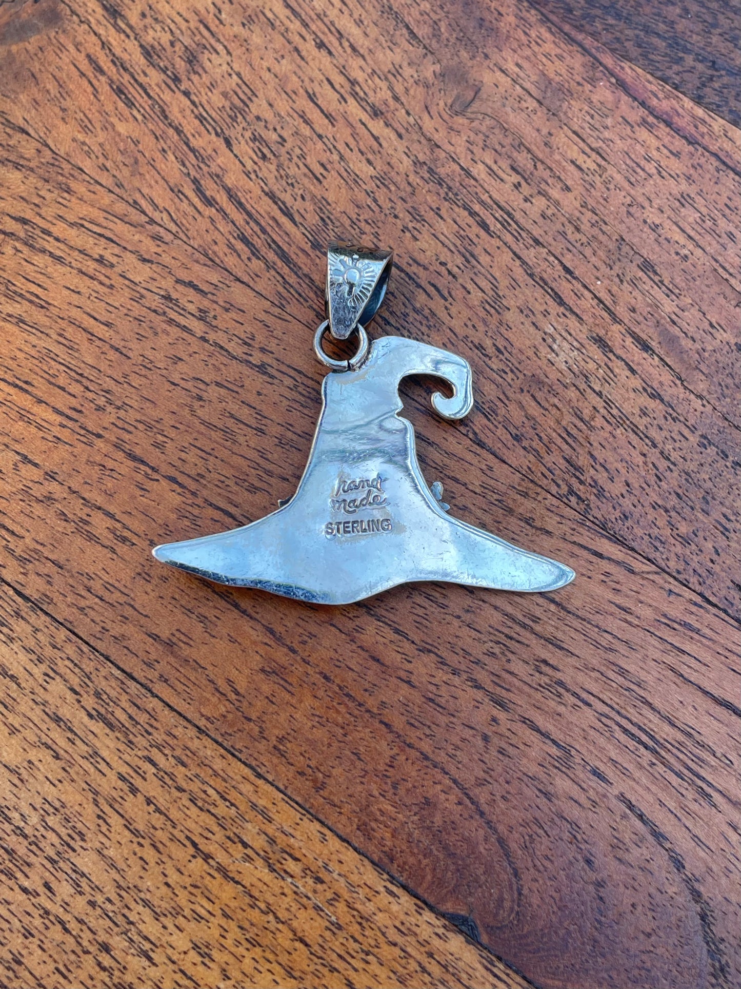 Turquoise Hat Pendant | 925 Sterling Silver C821