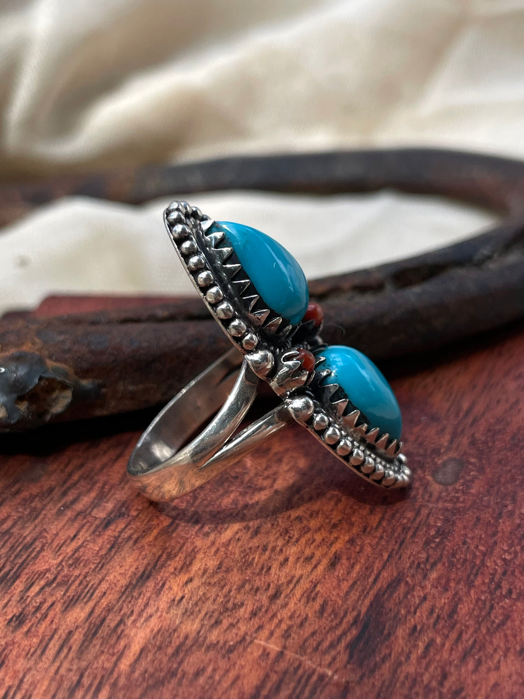 Turquoise Ring Size 7 | 925 Sterling Silver C586