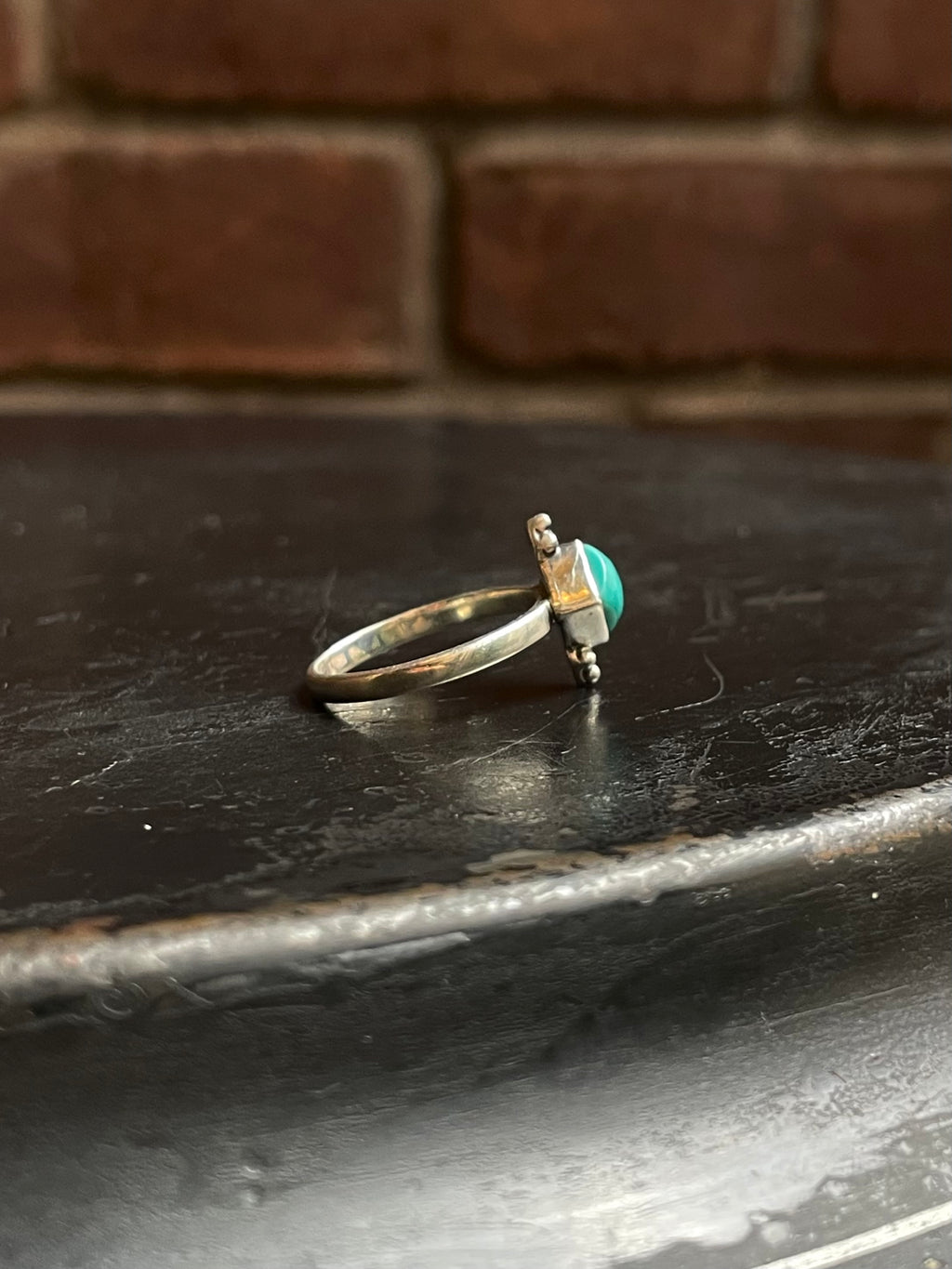 Kingman Turquoise Ring Size 8 | 925 Sterling Silver E732