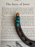 Turquoise & Spiny Oyster Multi-Stone Ring | 925 Sterling Silver Size 8 G818