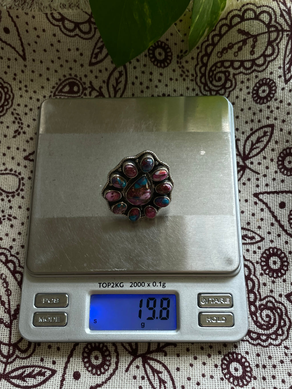 Dahlia Cluster Ring Size 9.25 | 925 Sterling Silver D315