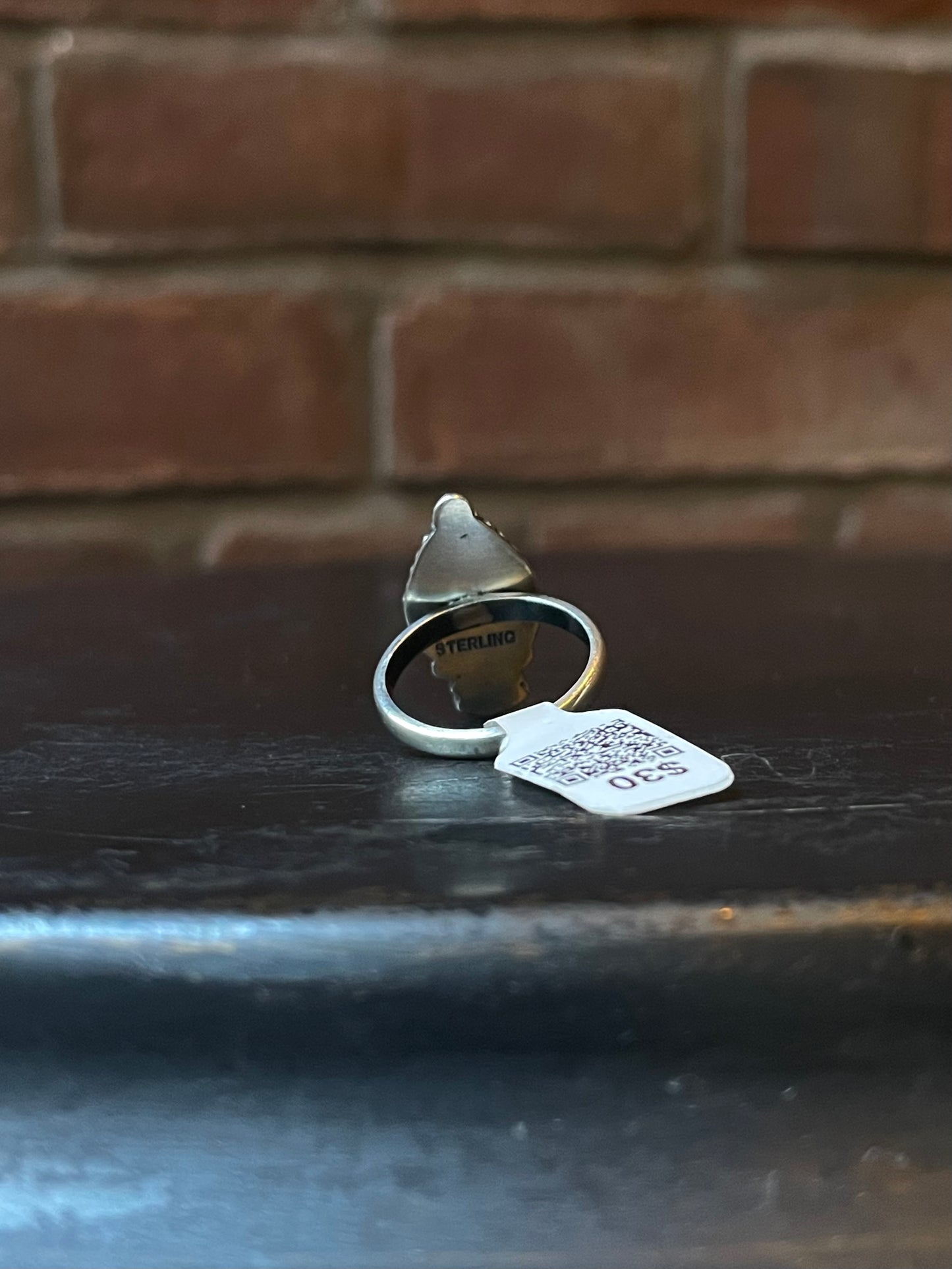Pink Conch Ring | Sterling Silver | Size 7 | A434