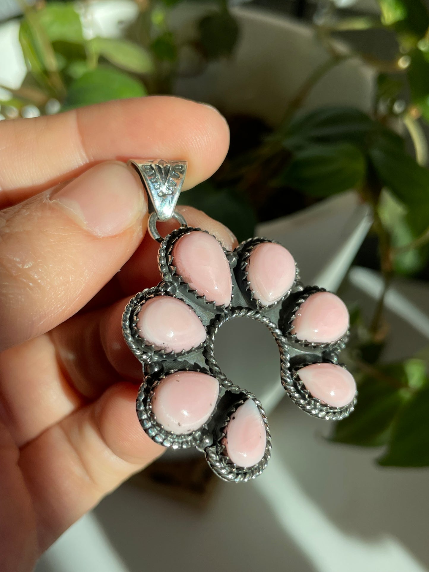 Pink Conch Naja Pendant | Sterling Silver 925 B811