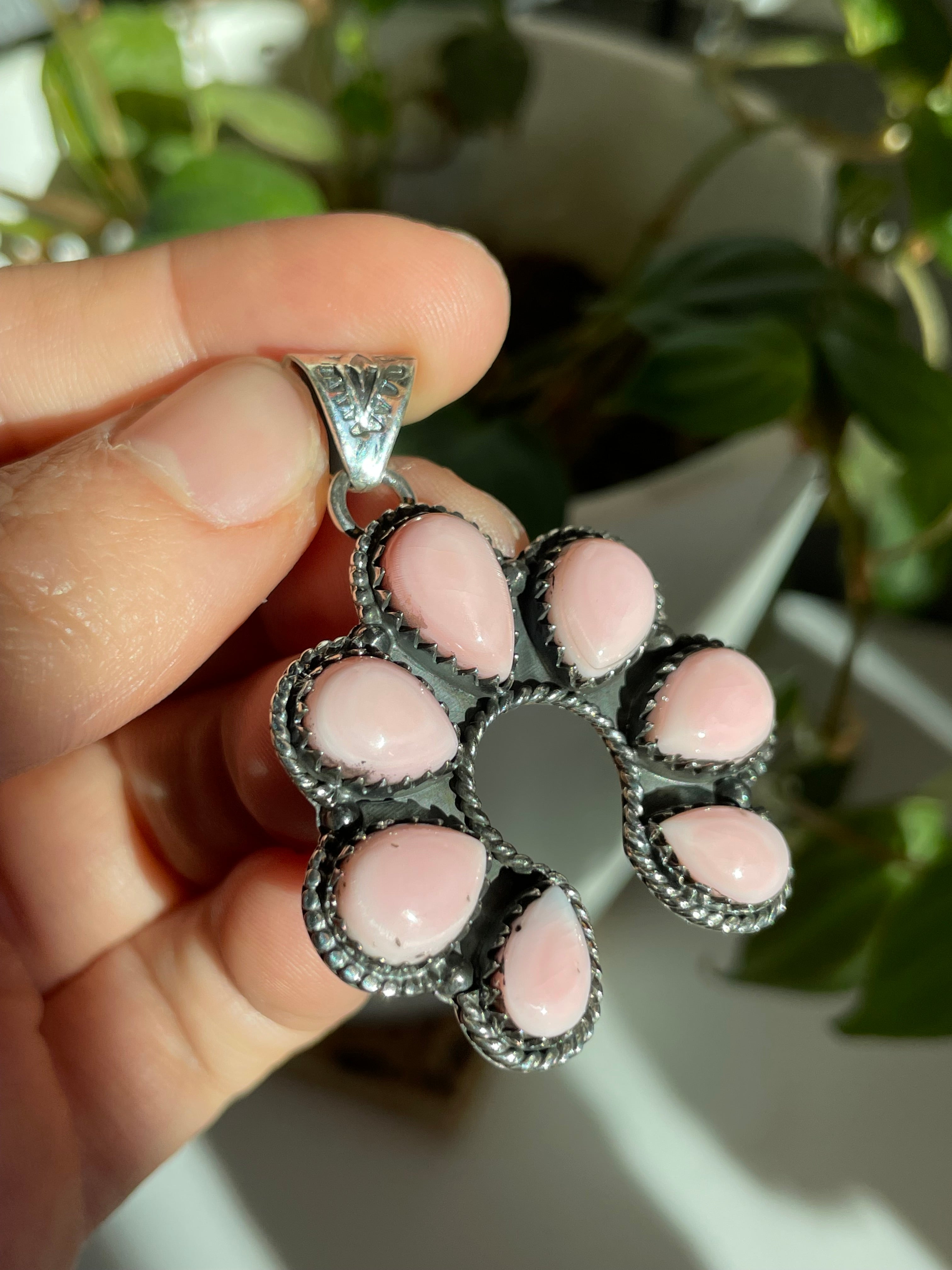 Pink Conch Naja Pendant | Sterling Silver 925 B811