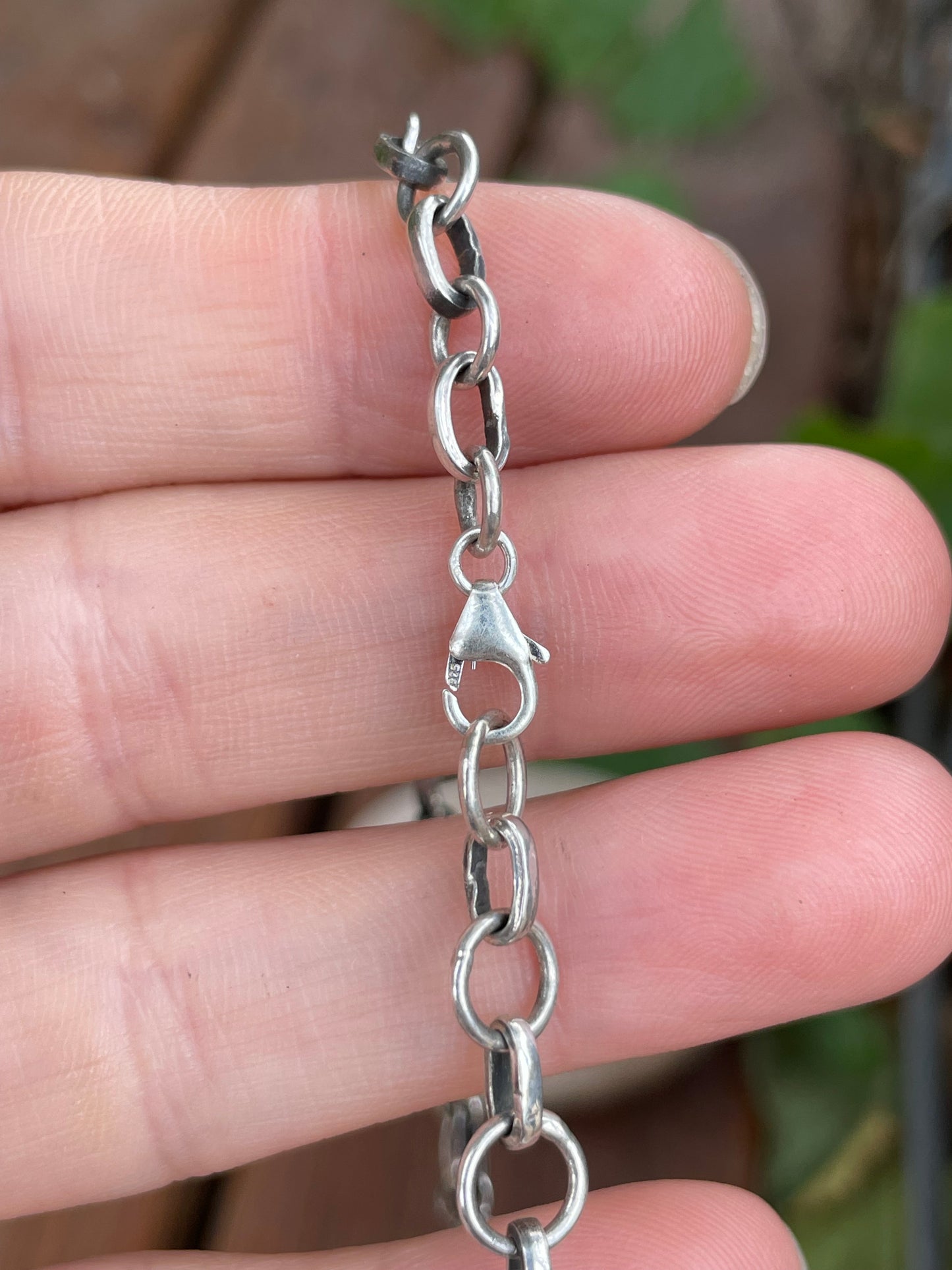 Kingman Turquoise Link Bracelet | 925 Sterling Silver B977