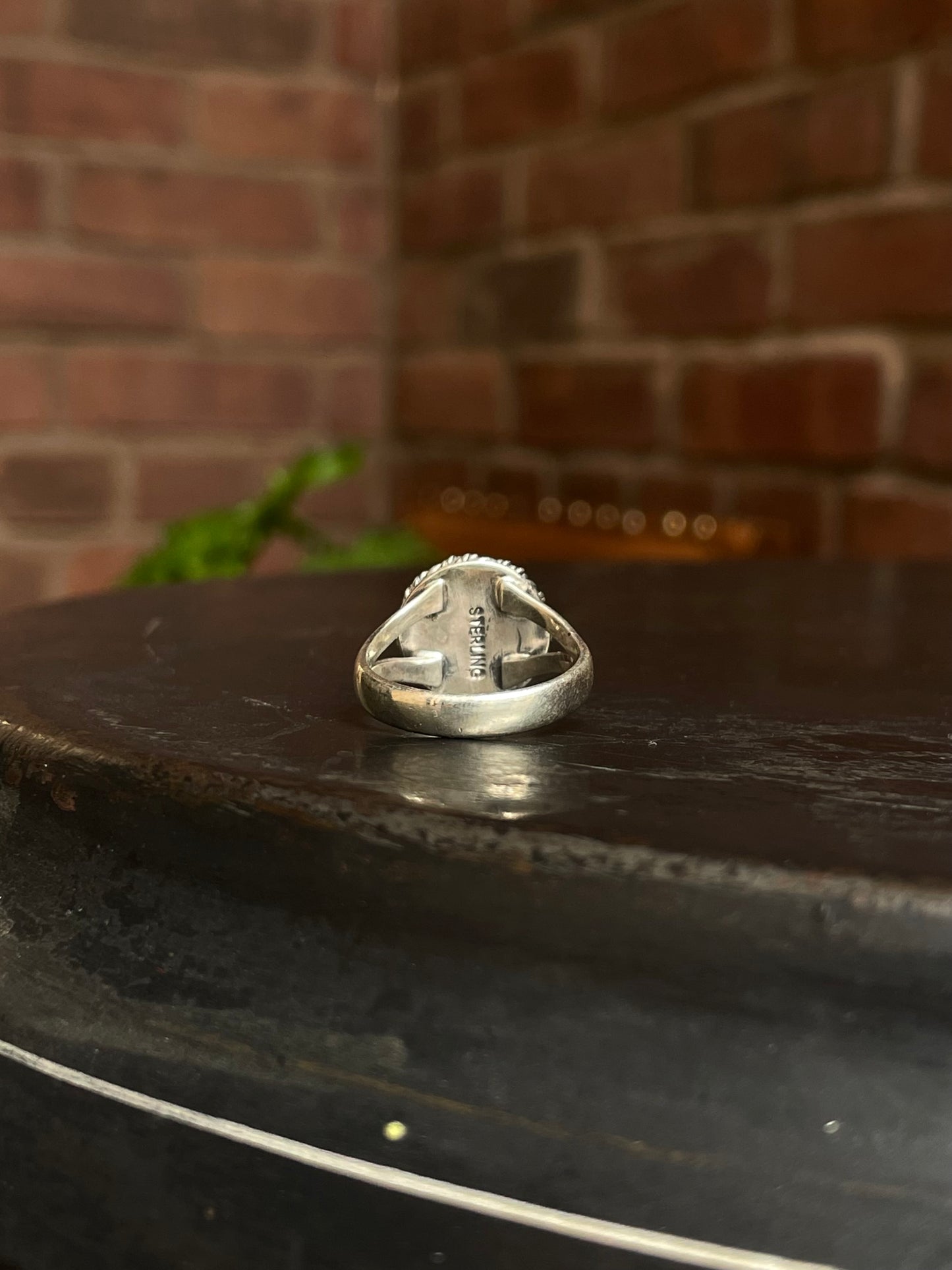 Black Onyx Ring Size 8 | 925 Sterling Silver E766