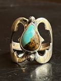Kingman Turquoise Ring Size 8.5 | 925 Sterling Silver G504