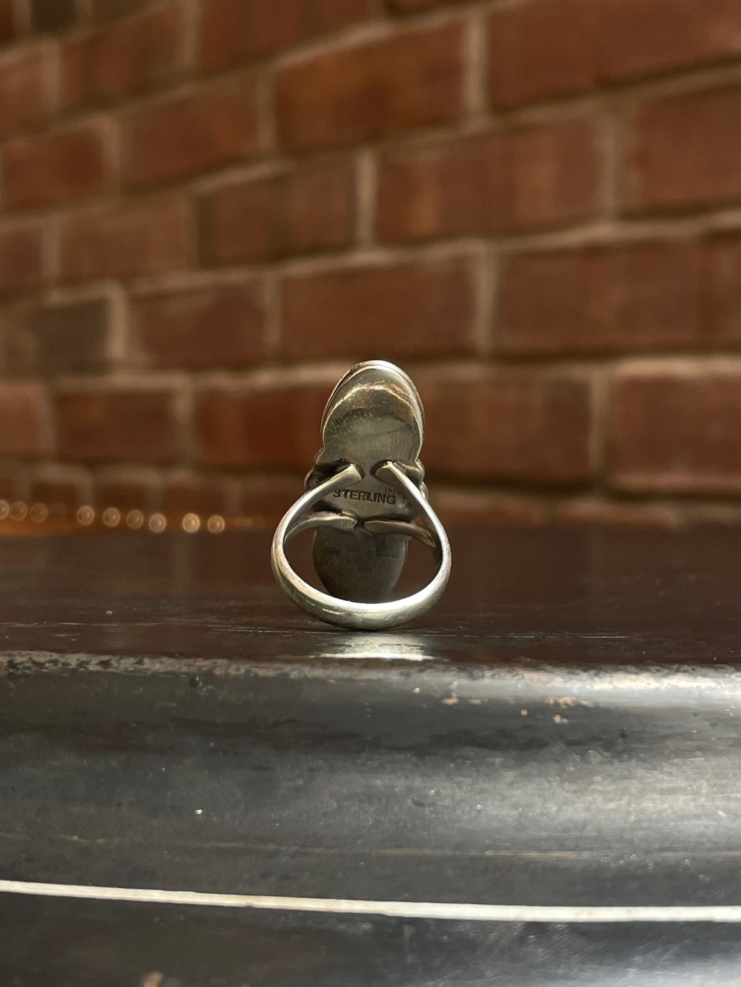 Pink Conch 3 Stone Ring Size 6.5 | 925 Sterling Silver E763
