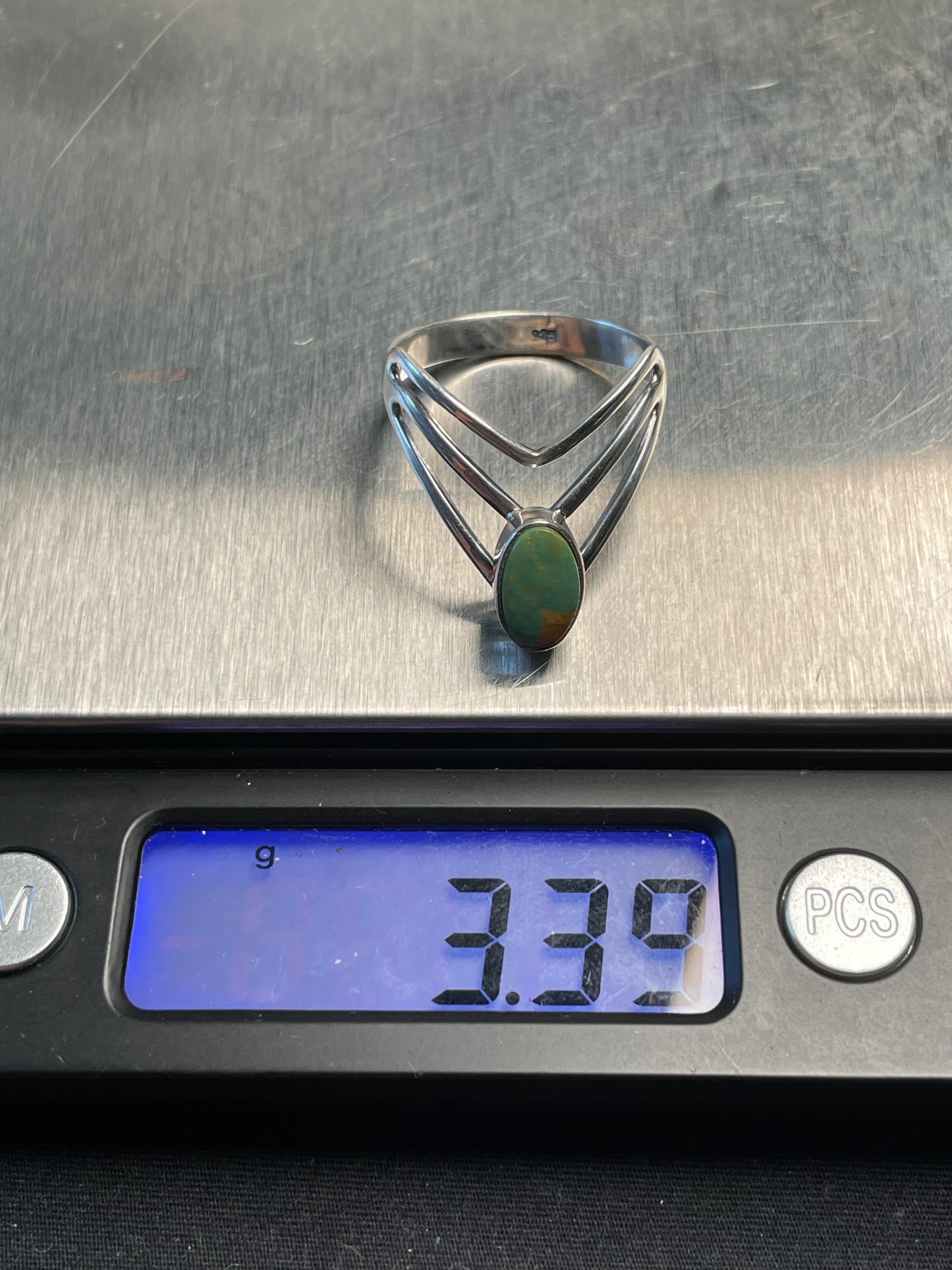 Kingman Turquoise Ring Size 9.5 | 925 Sterling Silver D172
