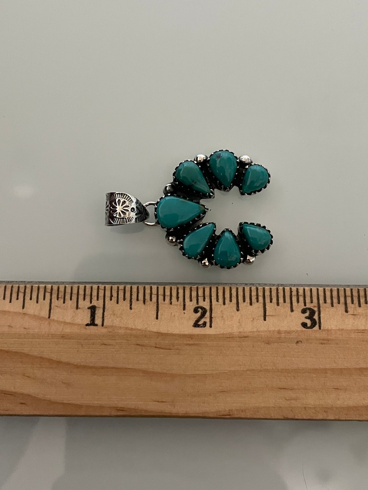 Turquoise Naja Pendant | 925 Sterling Silver E225