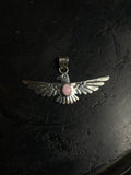 Pink Conch Thunderbird Pendant | 925 Sterling Silver C959