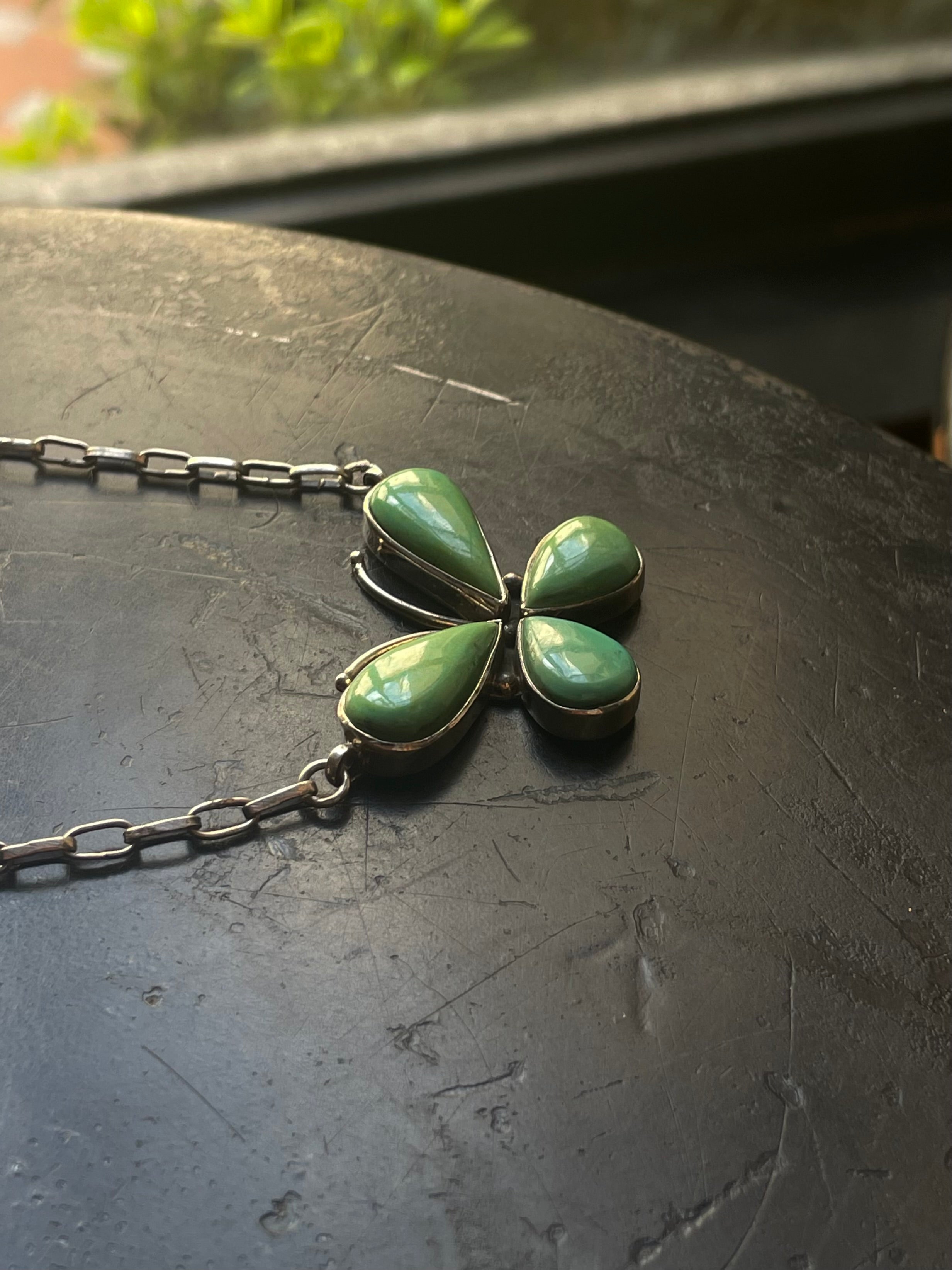 Turquoise Butterfly Necklace | 925 Sterling Silver G601