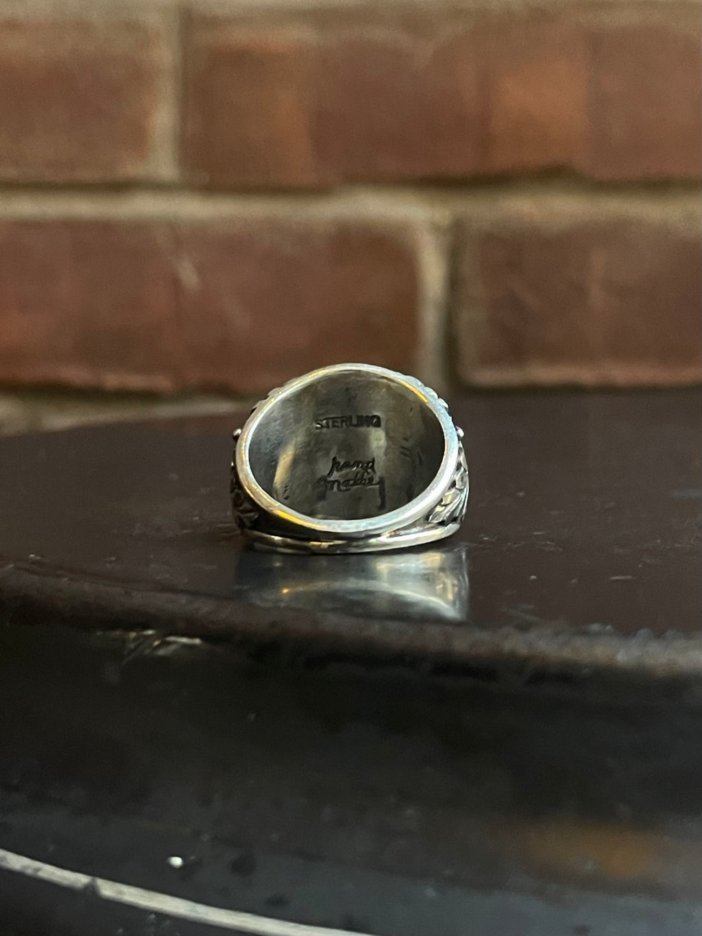 Spiny Oyster Ring Floral Size 9 | 925 Sterling Silver G548