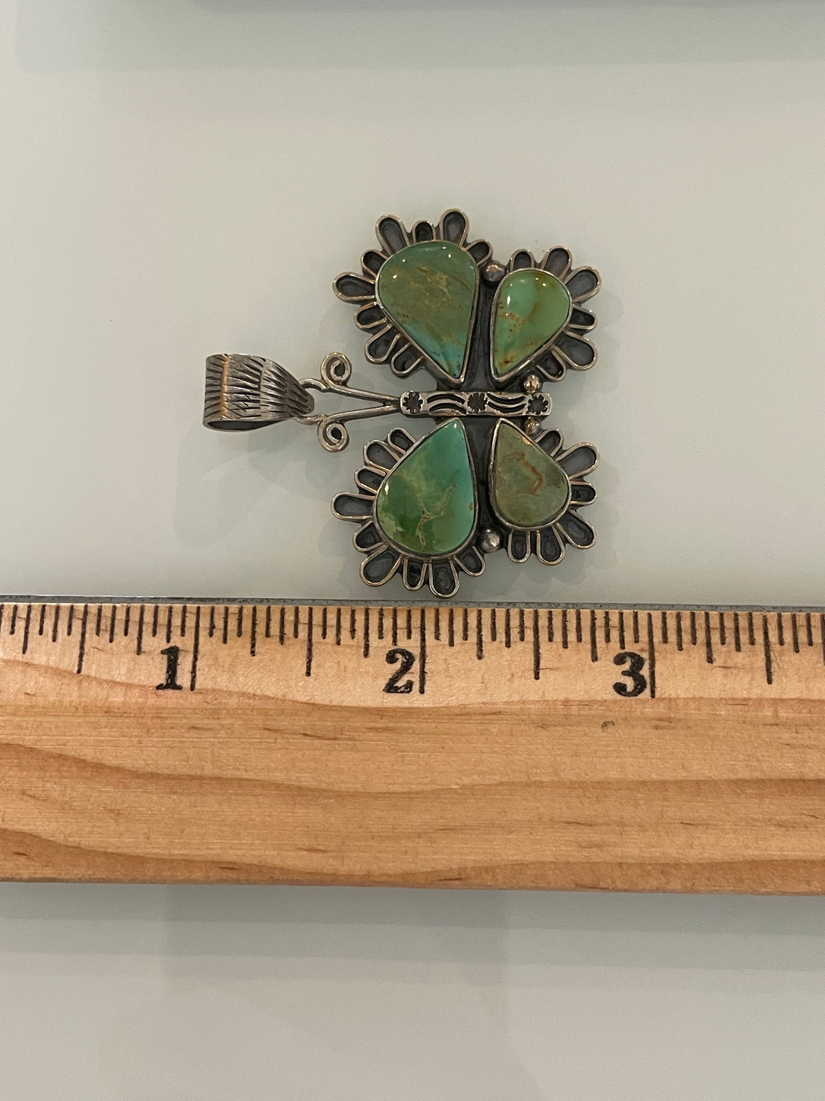Turquoise Butterfly Pendant | 925 Sterling Silver G682
