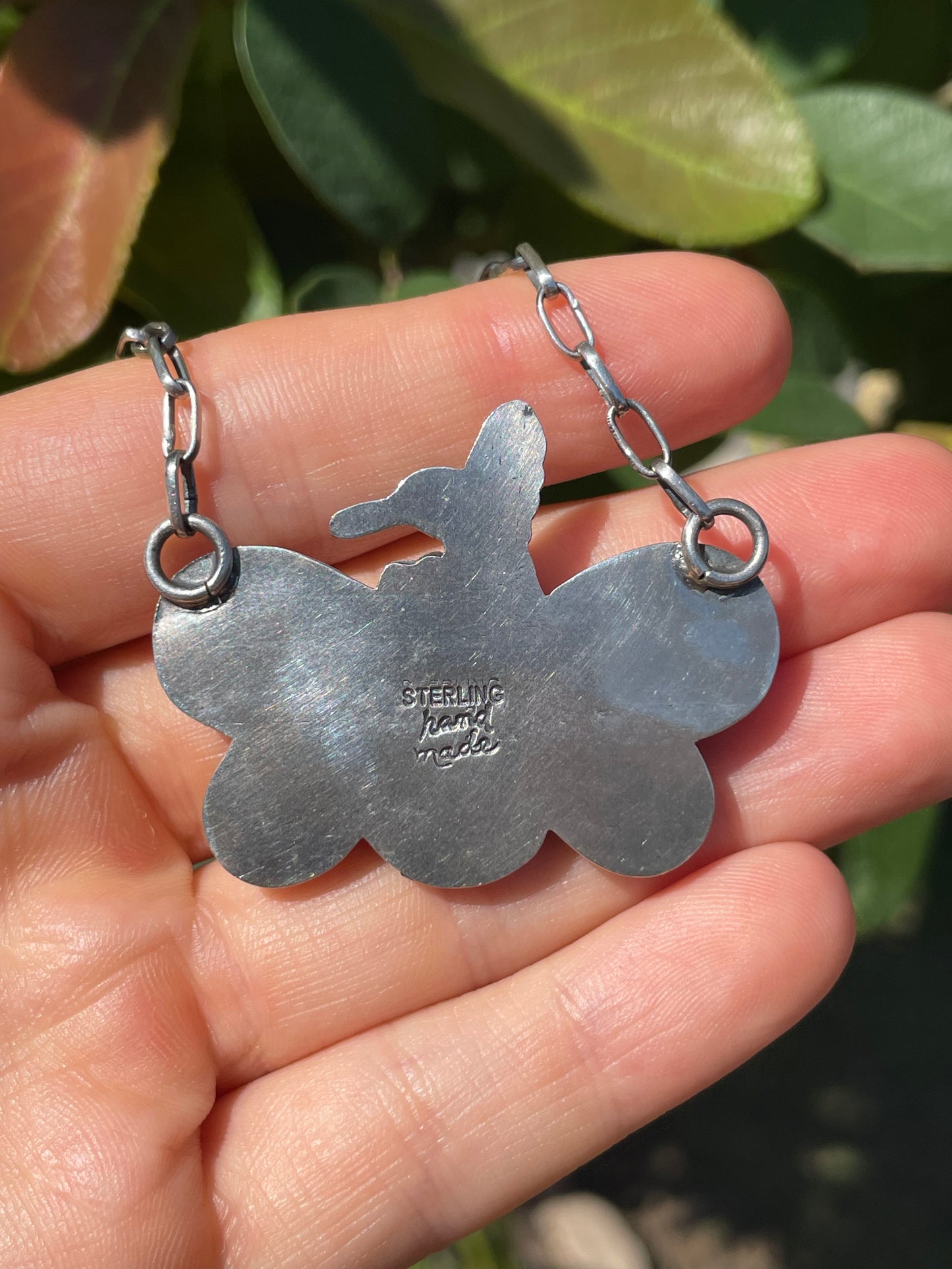Spiny Oyster & Turquoise Hummingbird Necklace | 925 Sterling Silver D121