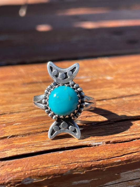 Turquoise Ring Size 8.75 | 925 Sterling Silver B934