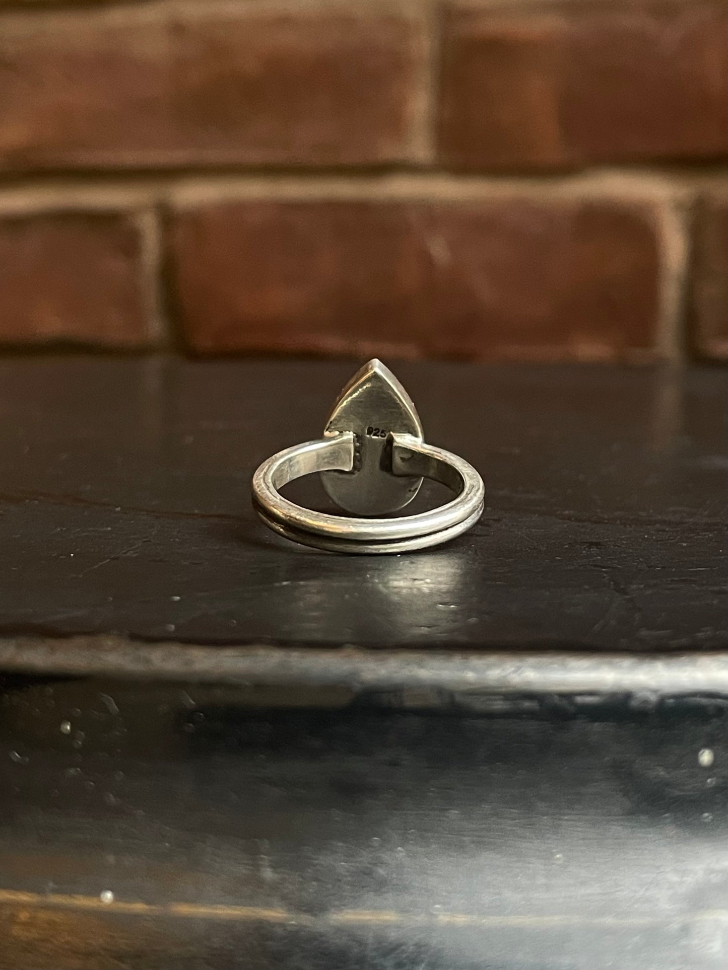Pink Conch Ring Size 8 | 925 Sterling Silver G119