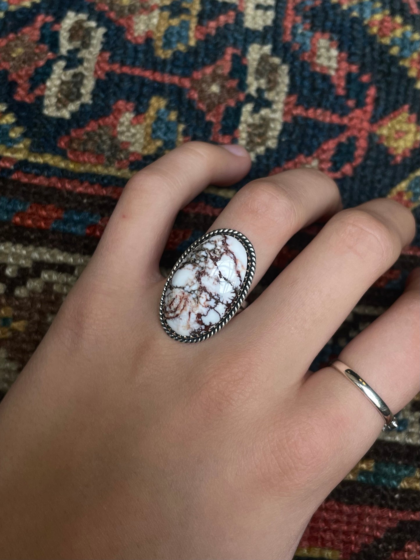 Wild Horse Ring | Sterling Silver 925 | Size 8 C697