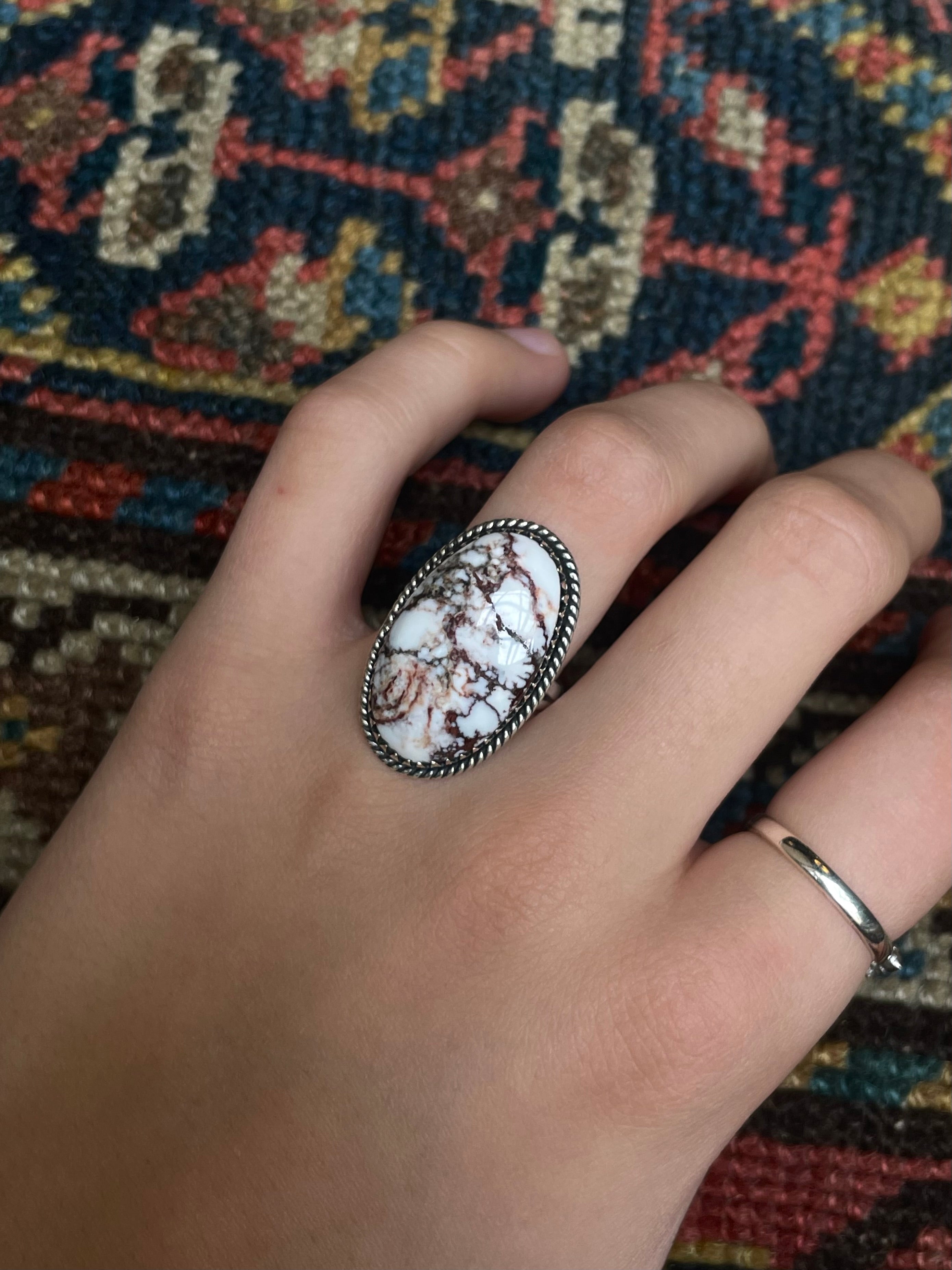 Wild Horse Ring | Sterling Silver 925 | Size 8 C697
