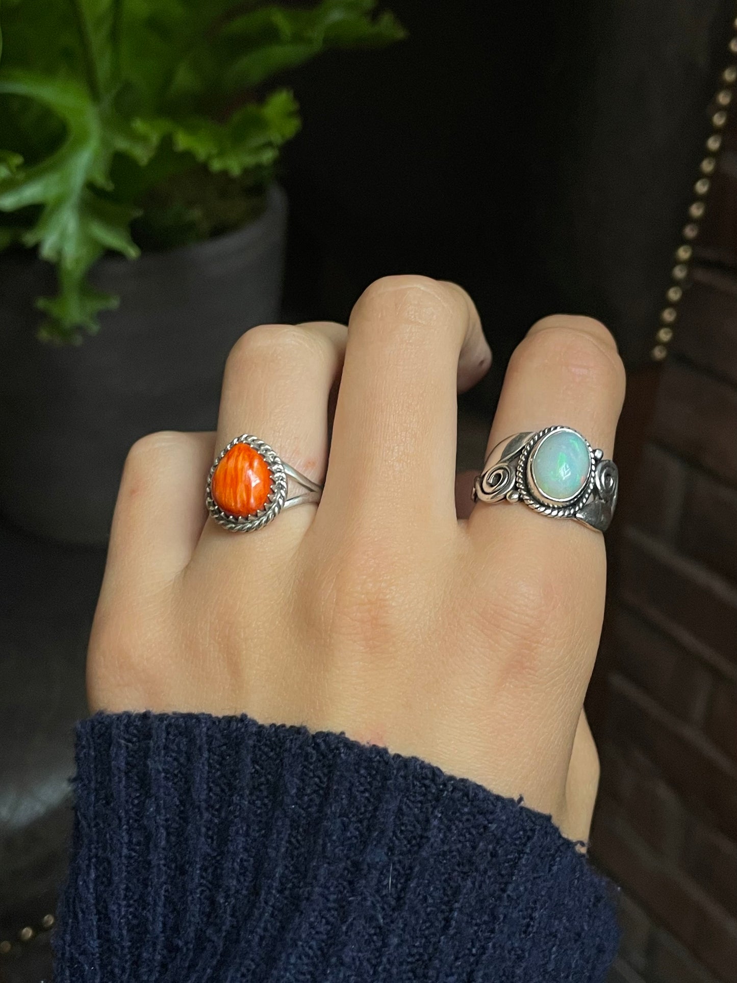 Spiny Oyster Ring Size 7 | 925 Sterling Silver G226