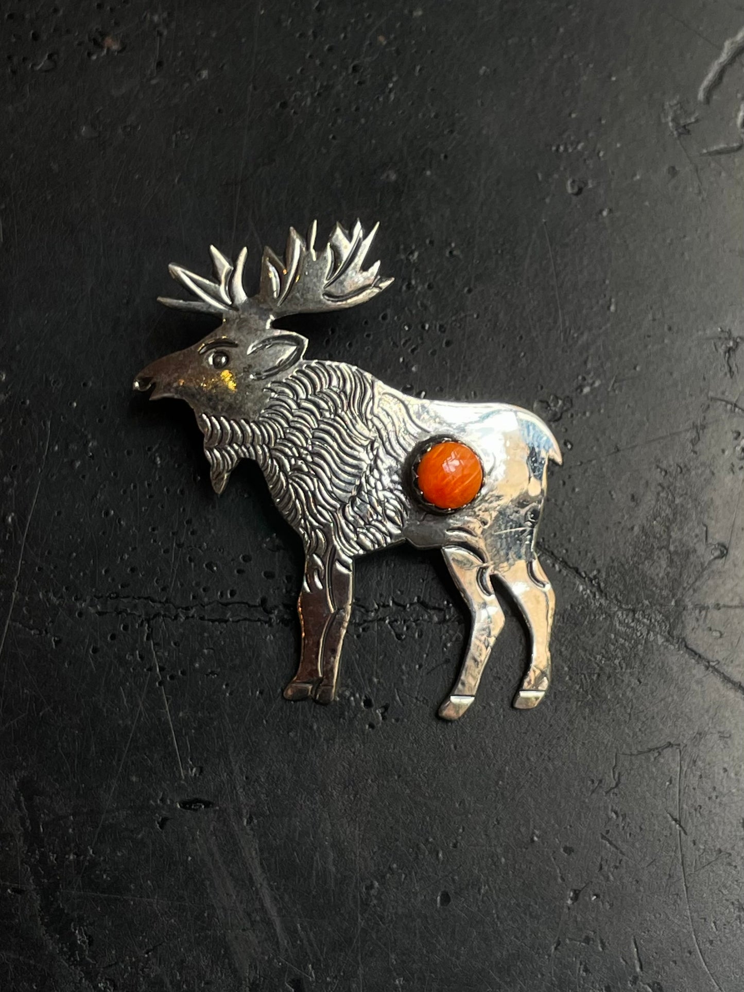 Spiny Oyster Elk Pendant | 925 Sterling Silver E231