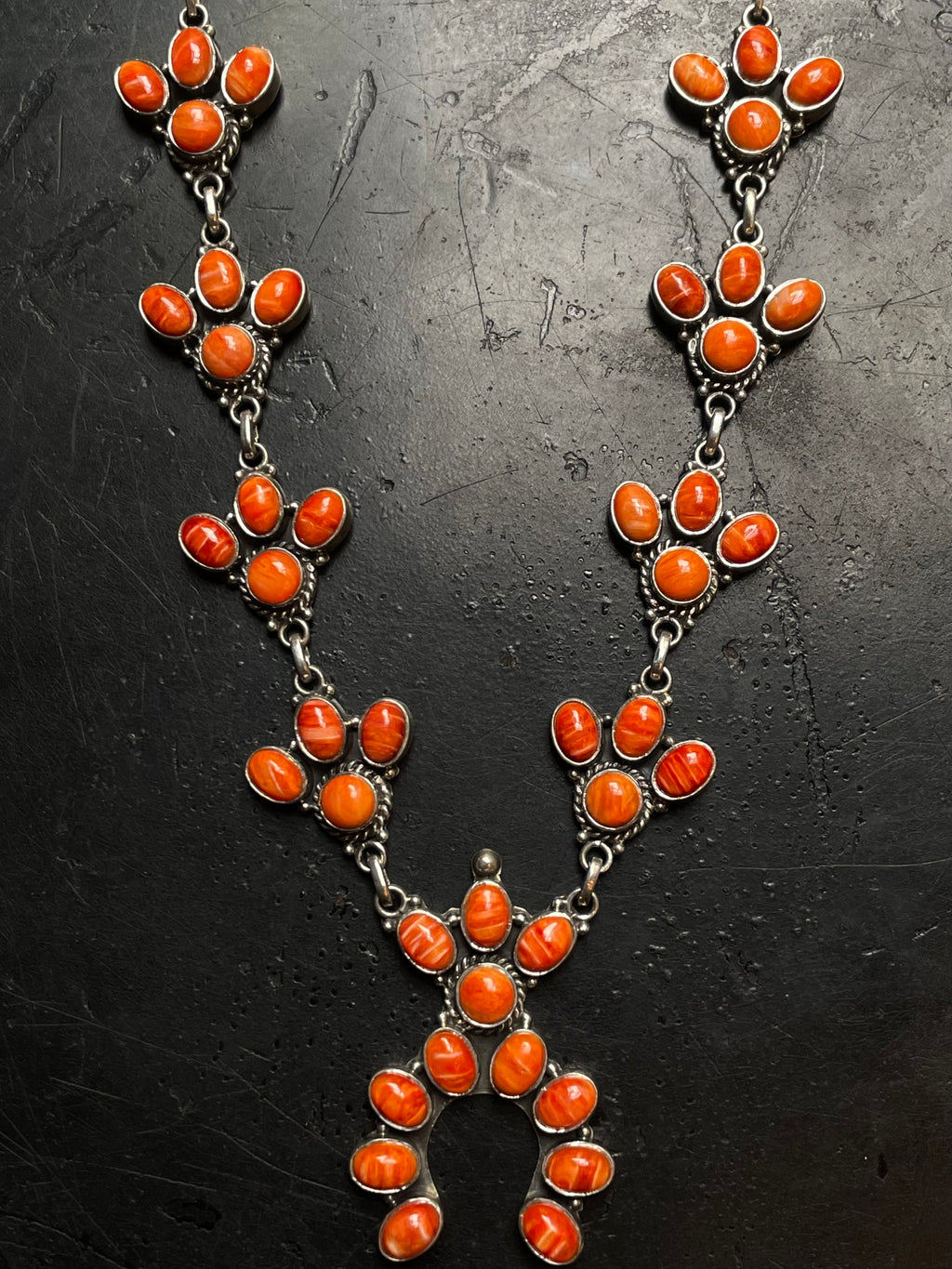 Spiny Oyster Naja Necklace | 925 Sterling Silver G257