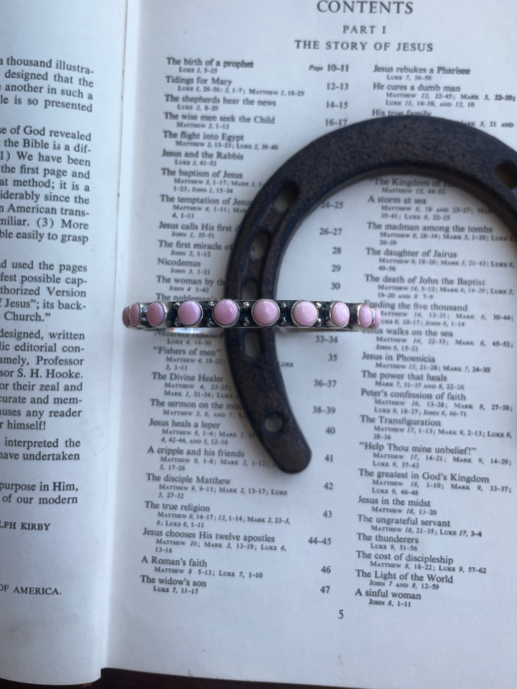 Pink Conch Row Cuff Bracelet | 925 Sterling Silver G747