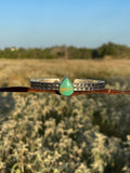 Turquoise Teardrop Cuff Bracelet | 925 Sterling Silver G742
